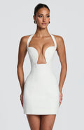 Pilar™ - Vestido Mini Bardot en Crêpe