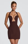 Pilar™ - Vestido Mini Bardot en Crêpe
