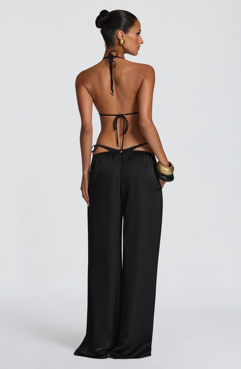 Soraya™ - Pantalón Palazzo de Satén