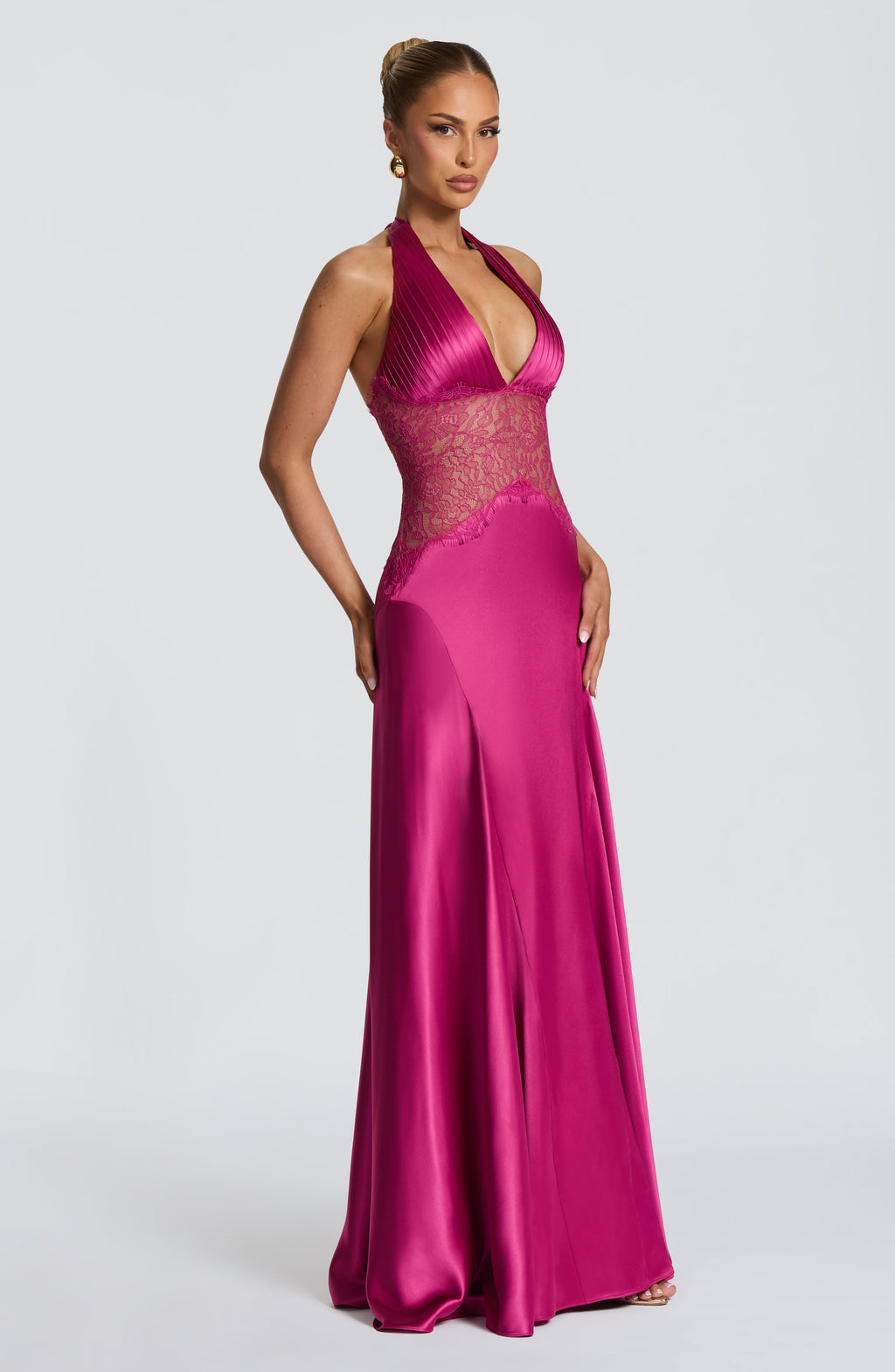 Elara™ - Vestido Largo de Encaje y Espalda Abierta