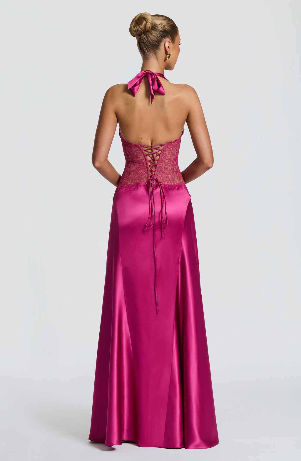 Elara™ - Vestido Largo de Encaje y Espalda Abierta