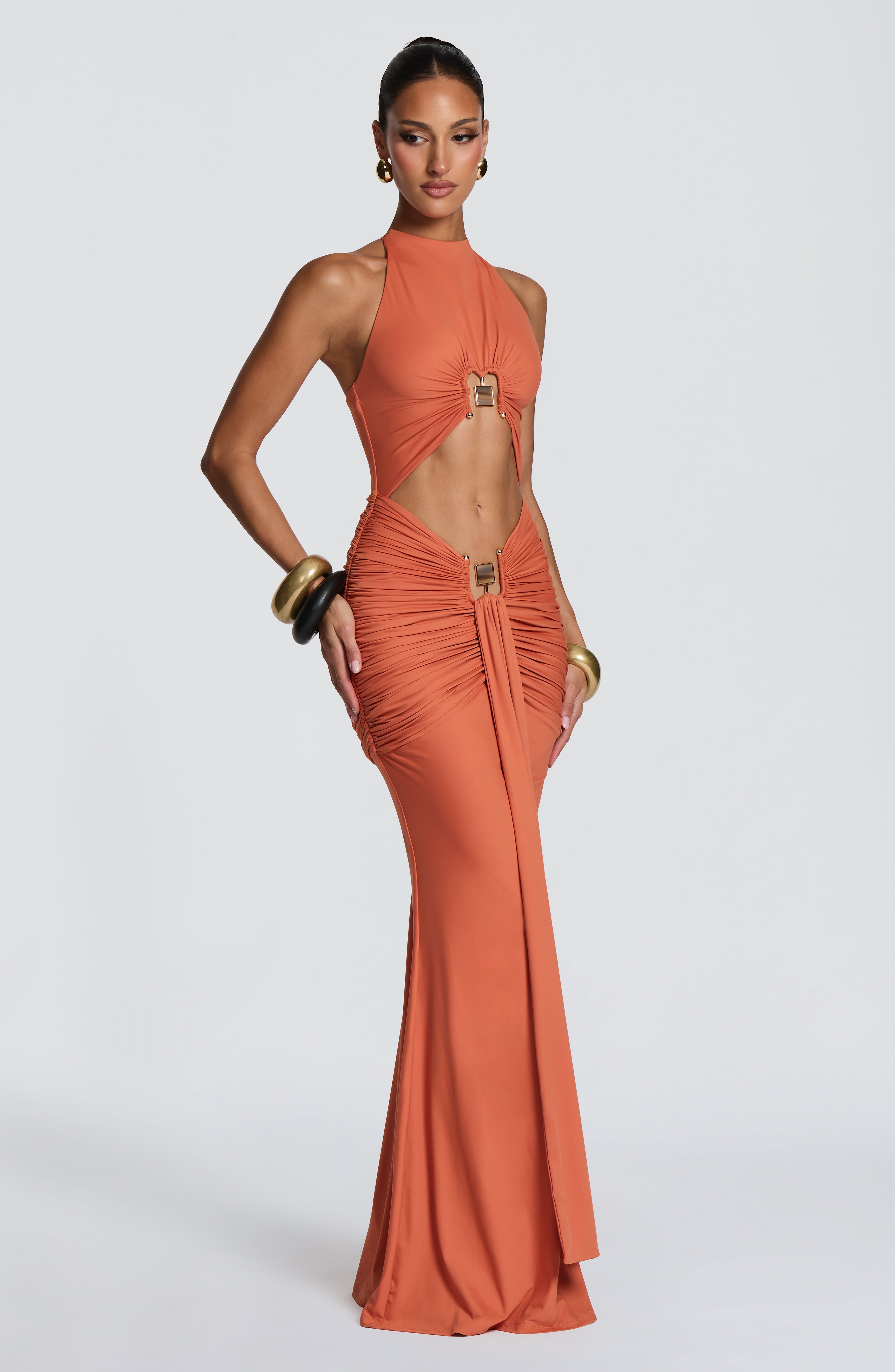Aitana™ - Vestido Largo con Herrajes