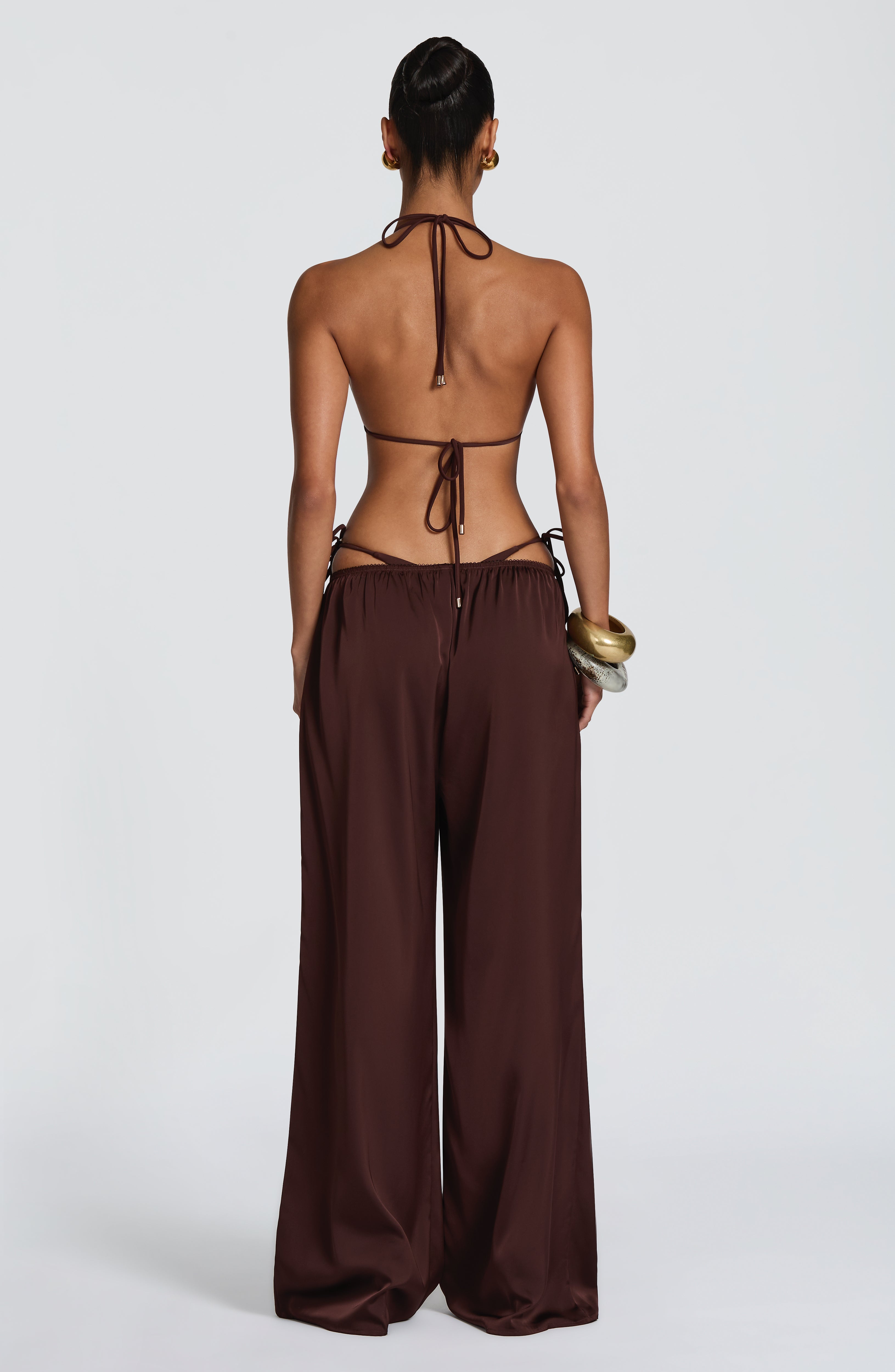 Soraya™ - Pantalón Palazzo de Satén