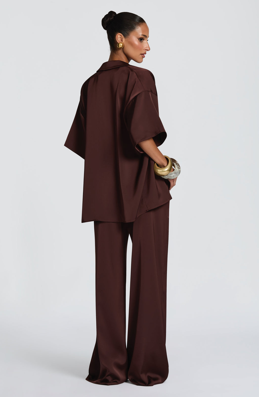 Soraya™ - Pantalón Palazzo de Satén