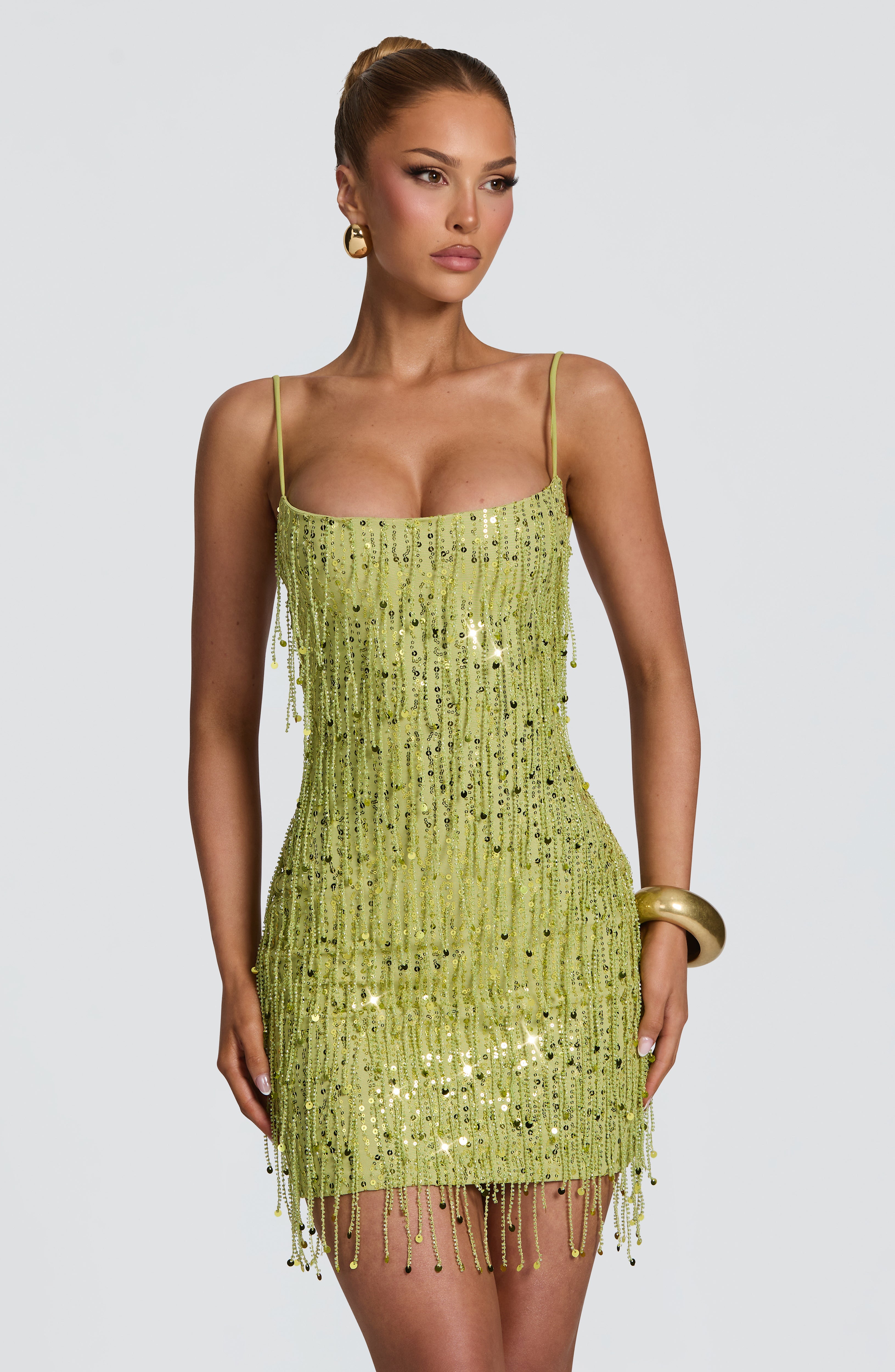 Nuria™ - Vestido Mini de Lentejuelas