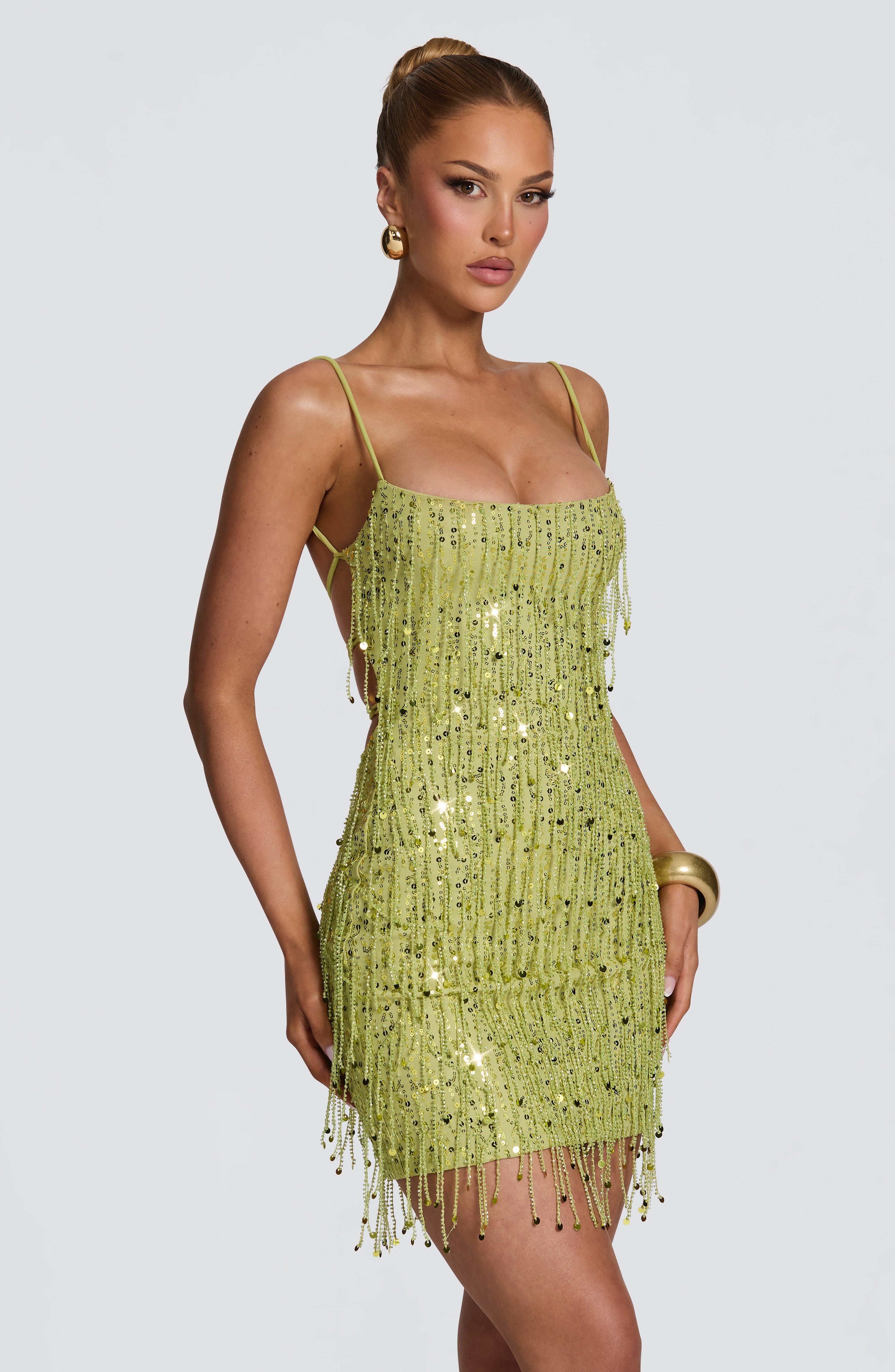 Nuria™ - Vestido Mini de Lentejuelas