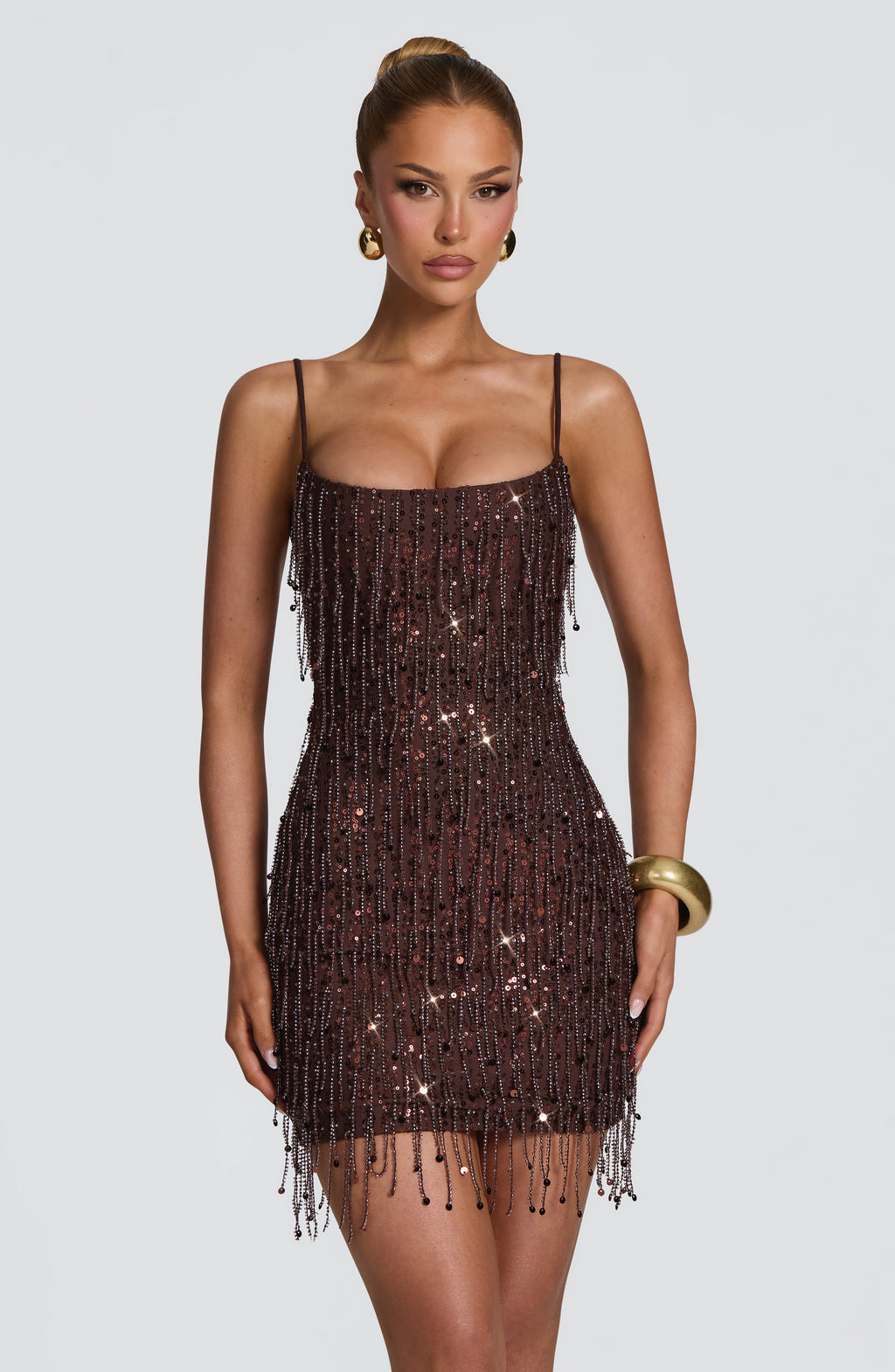 Nuria™ - Vestido Mini de Lentejuelas