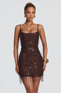 Nuria™ - Vestido Mini de Lentejuelas