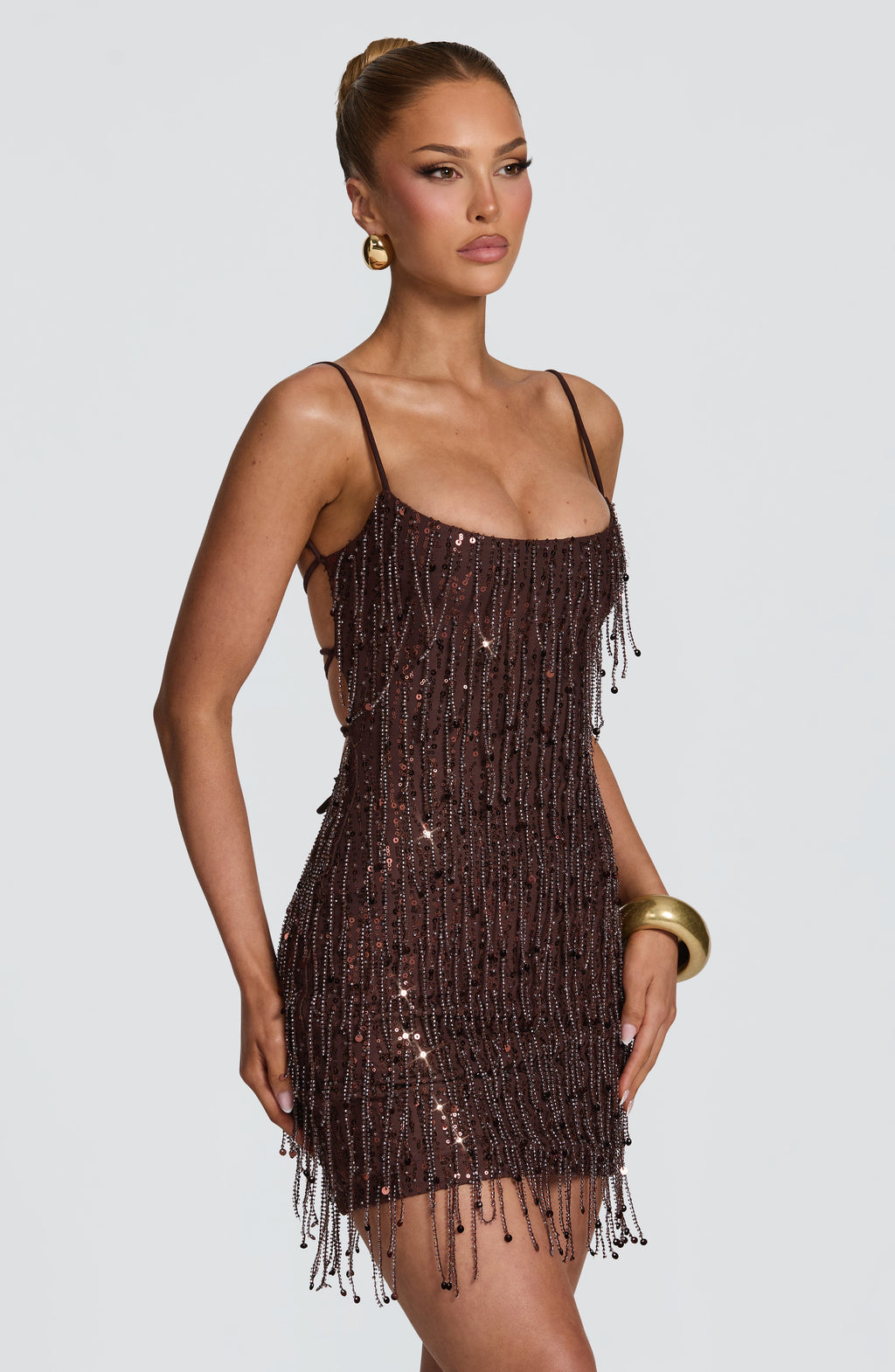 Nuria™ - Vestido Mini de Lentejuelas