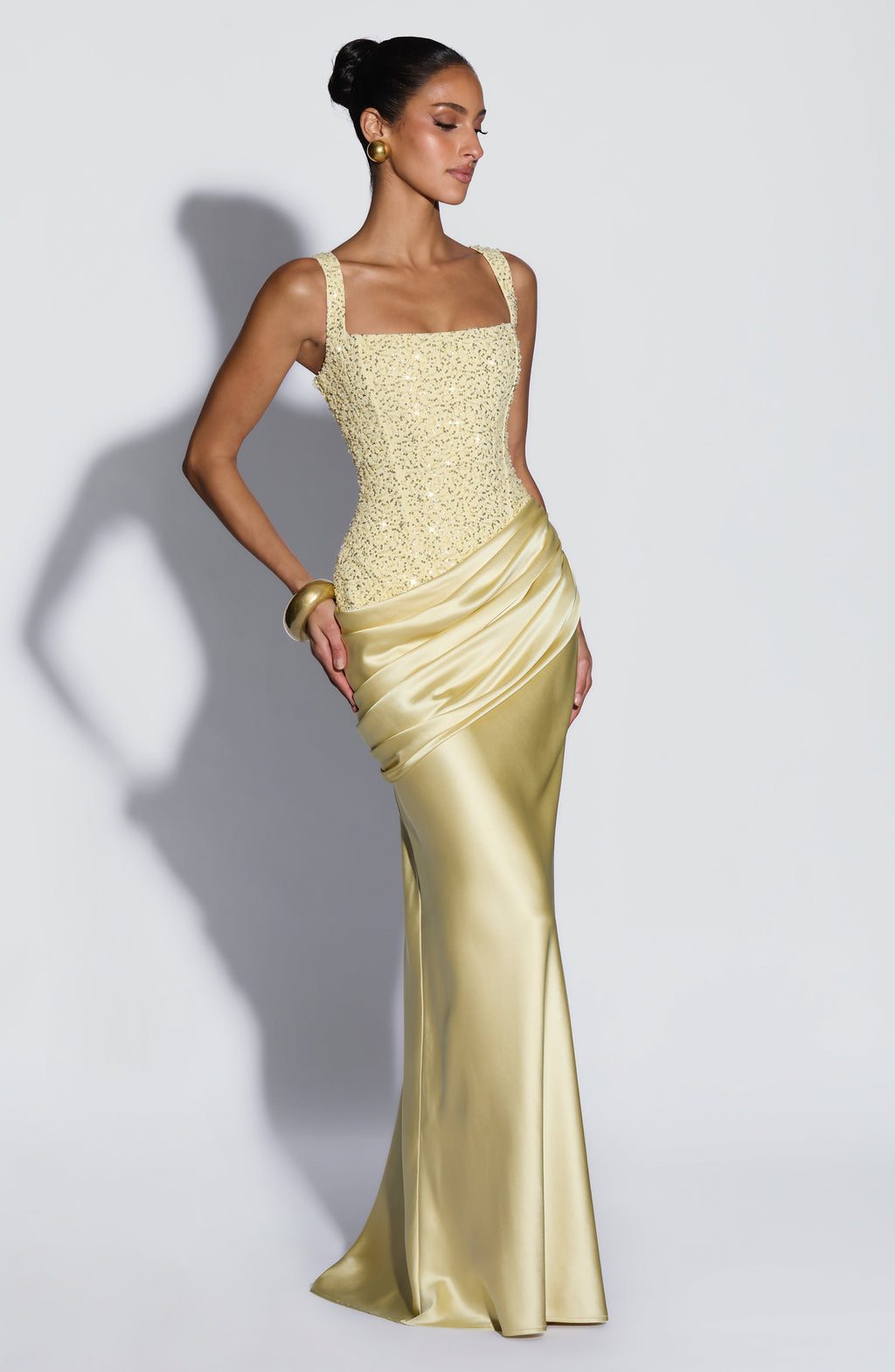 Alejandra™ - Vestido Largo de Satén