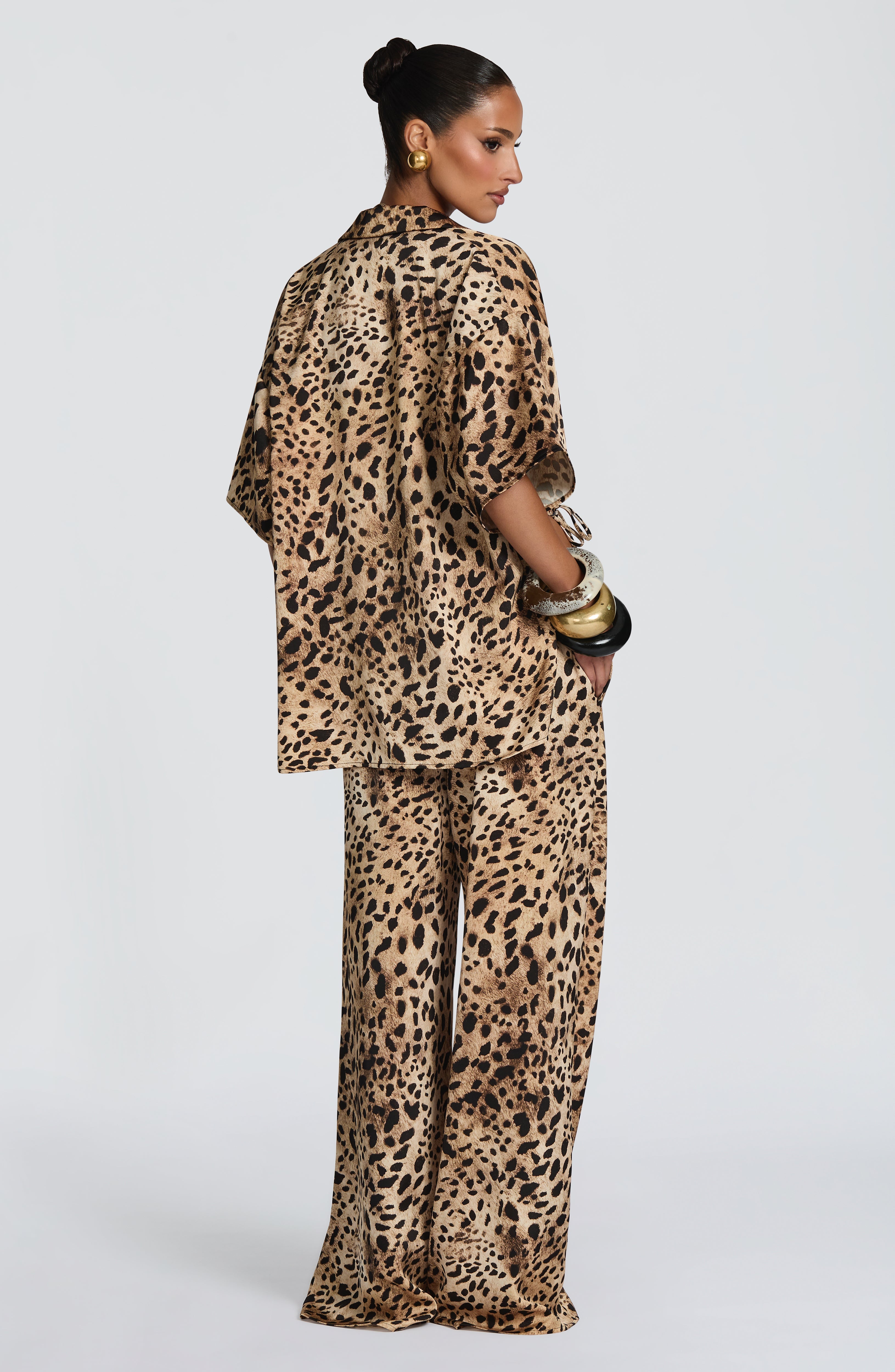 Soraya™ - Pantalón Palazzo de Satén