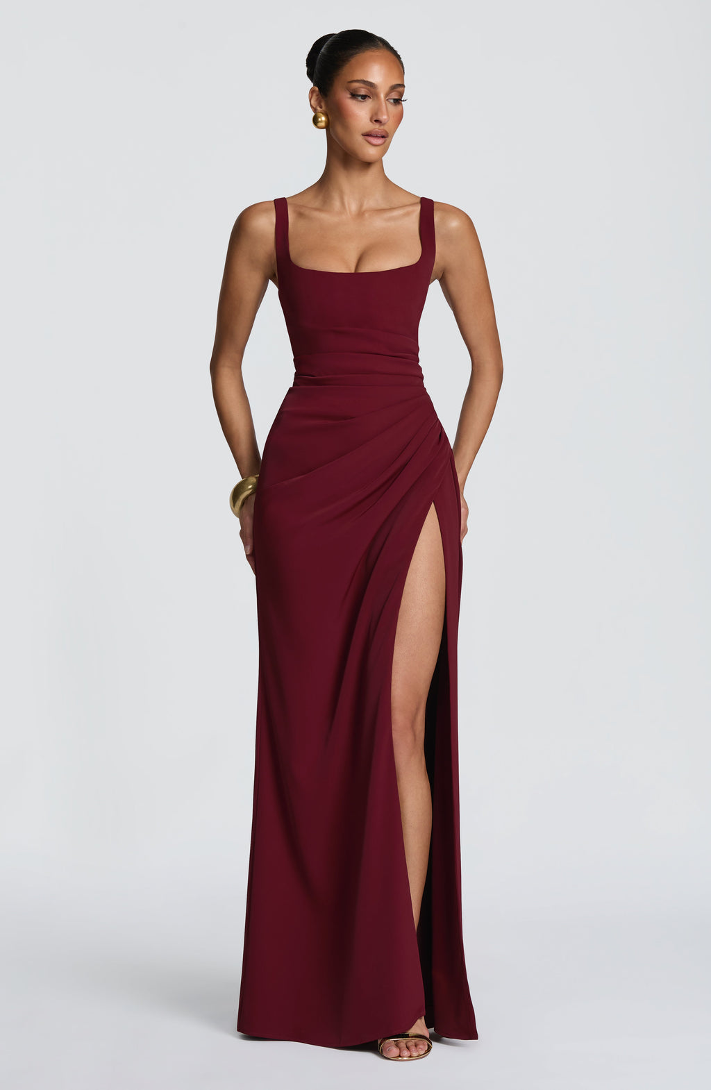 Lucía™ - Vestido Largo Cruzado