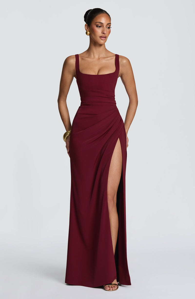Lucía™ - Vestido Largo Cruzado