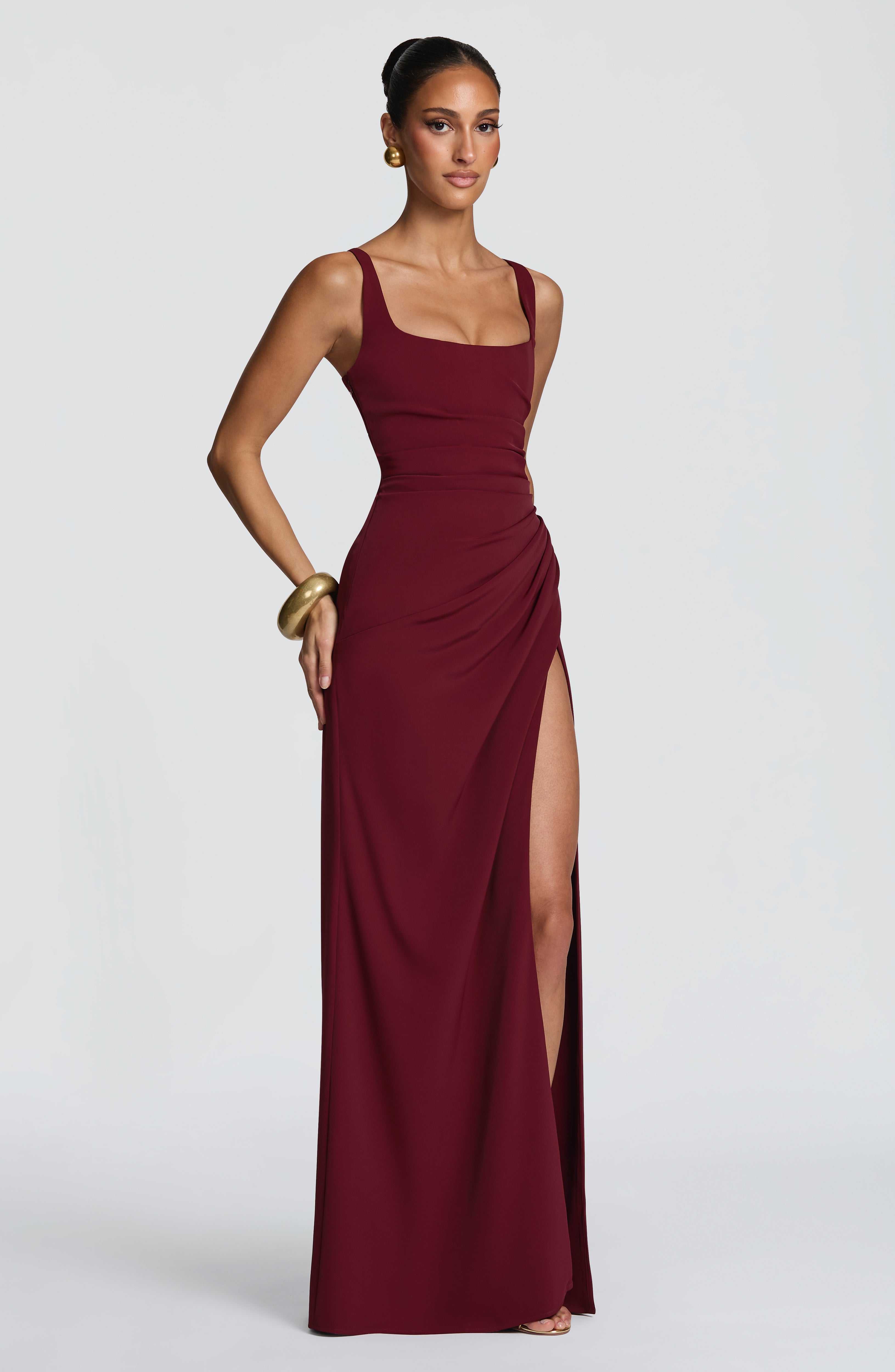 Lucía™ - Vestido Largo Cruzado