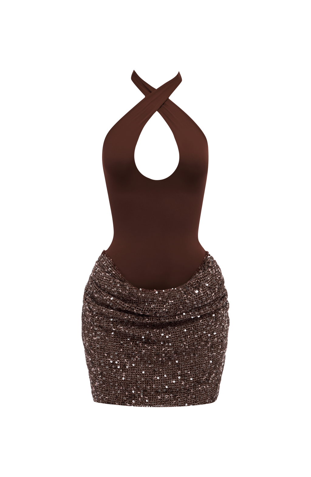Marisol™ - Vestido Mini Brillo con Lentejuelas
