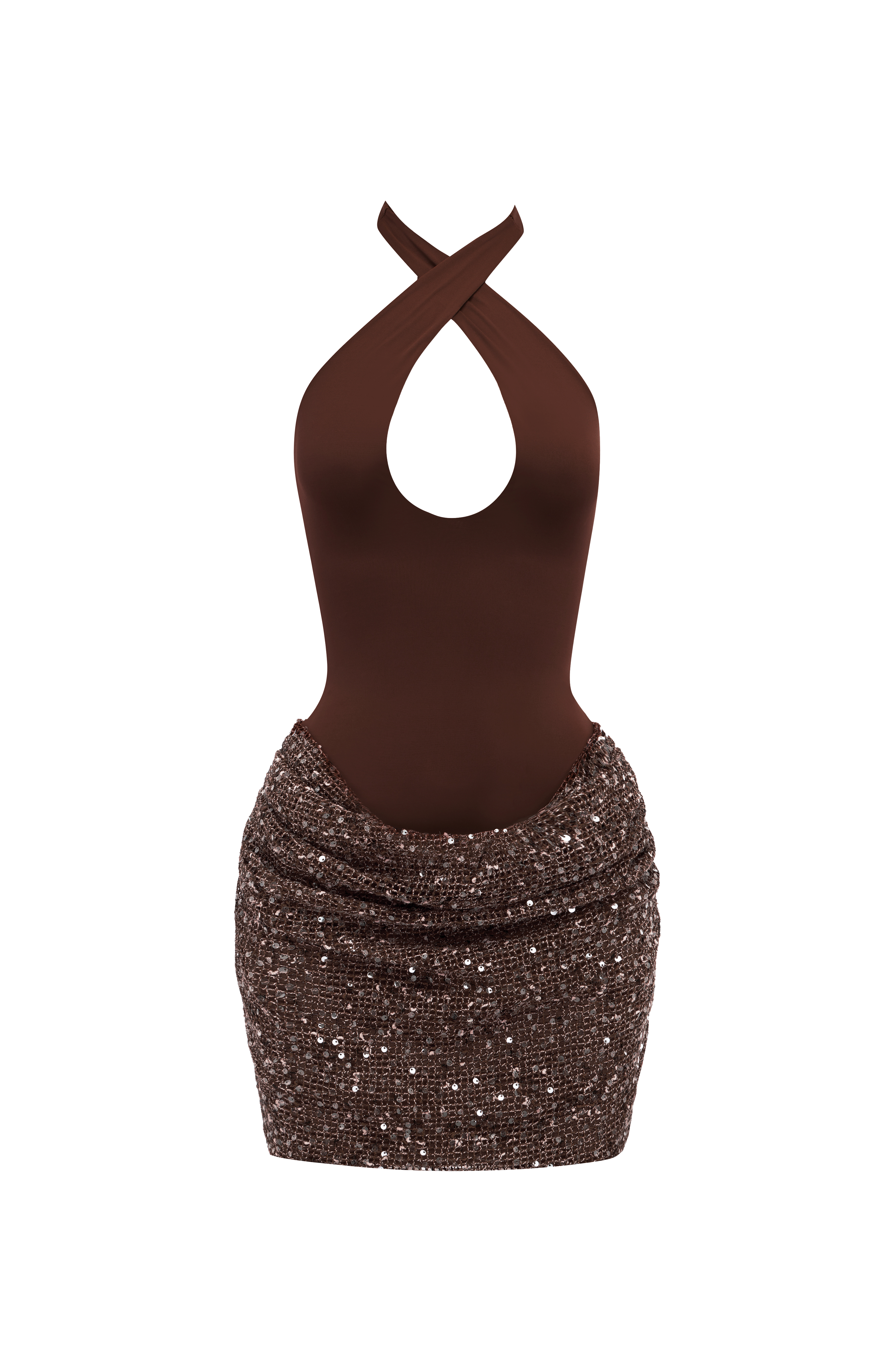 Marisol™ - Vestido Mini Brillo con Lentejuelas