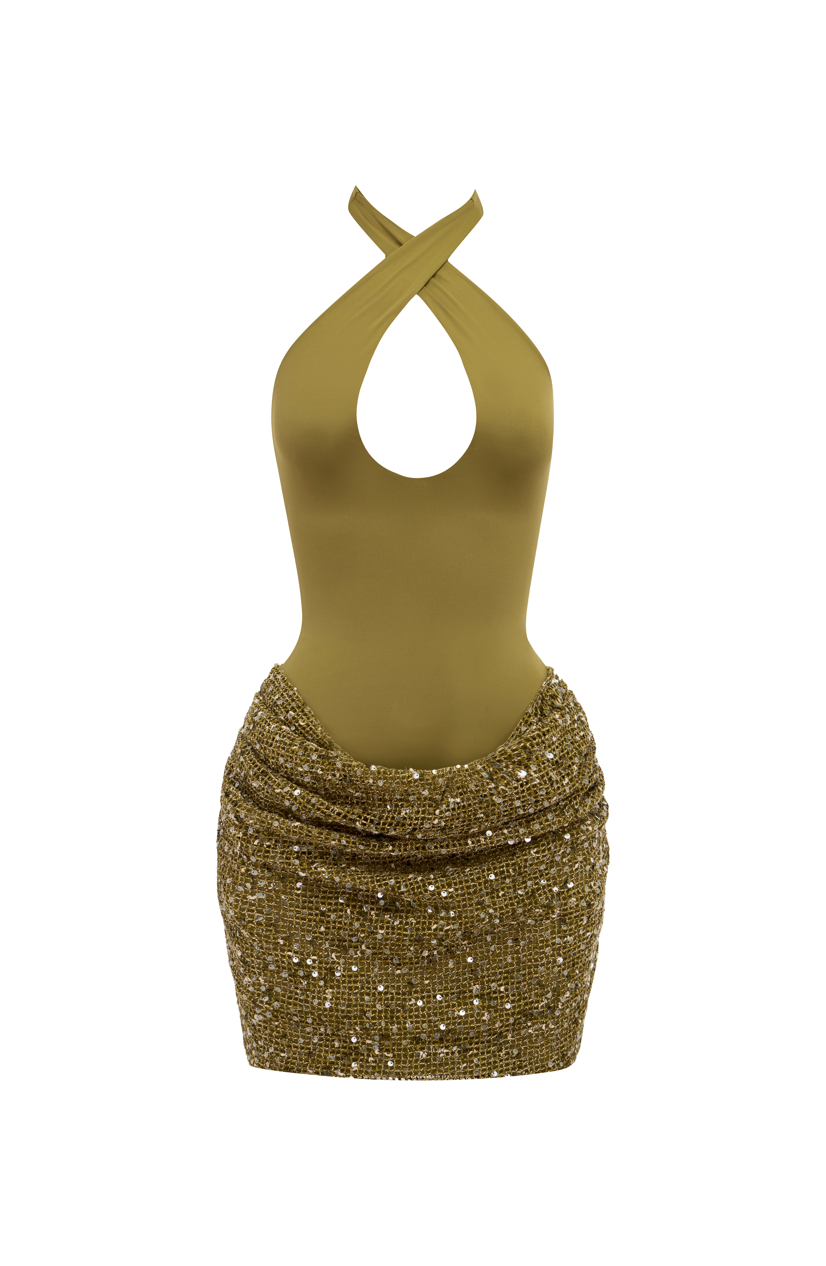 Marisol™ - Vestido Mini Brillo con Lentejuelas