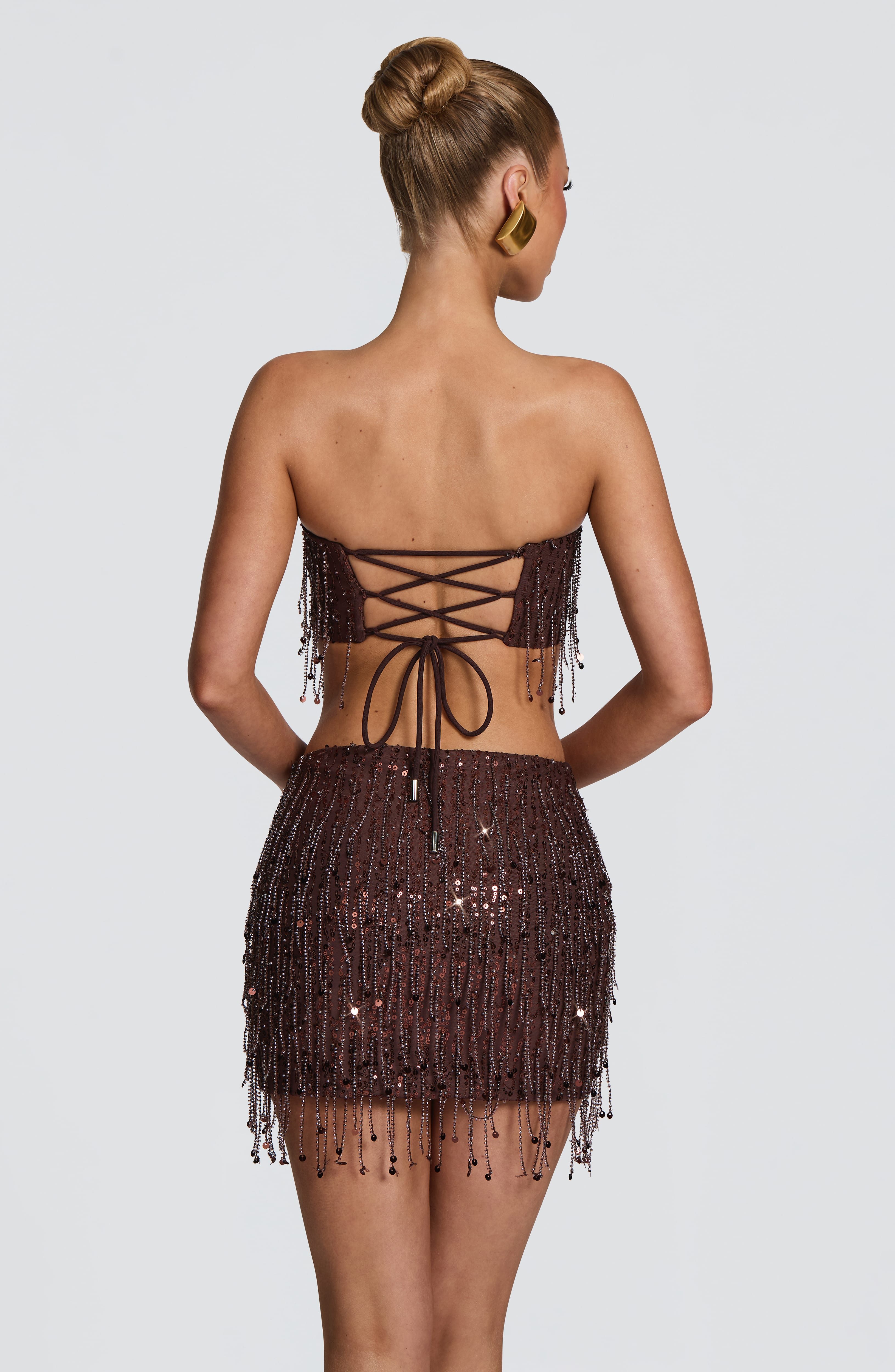 Blanca™ - Top Corto de Flecos