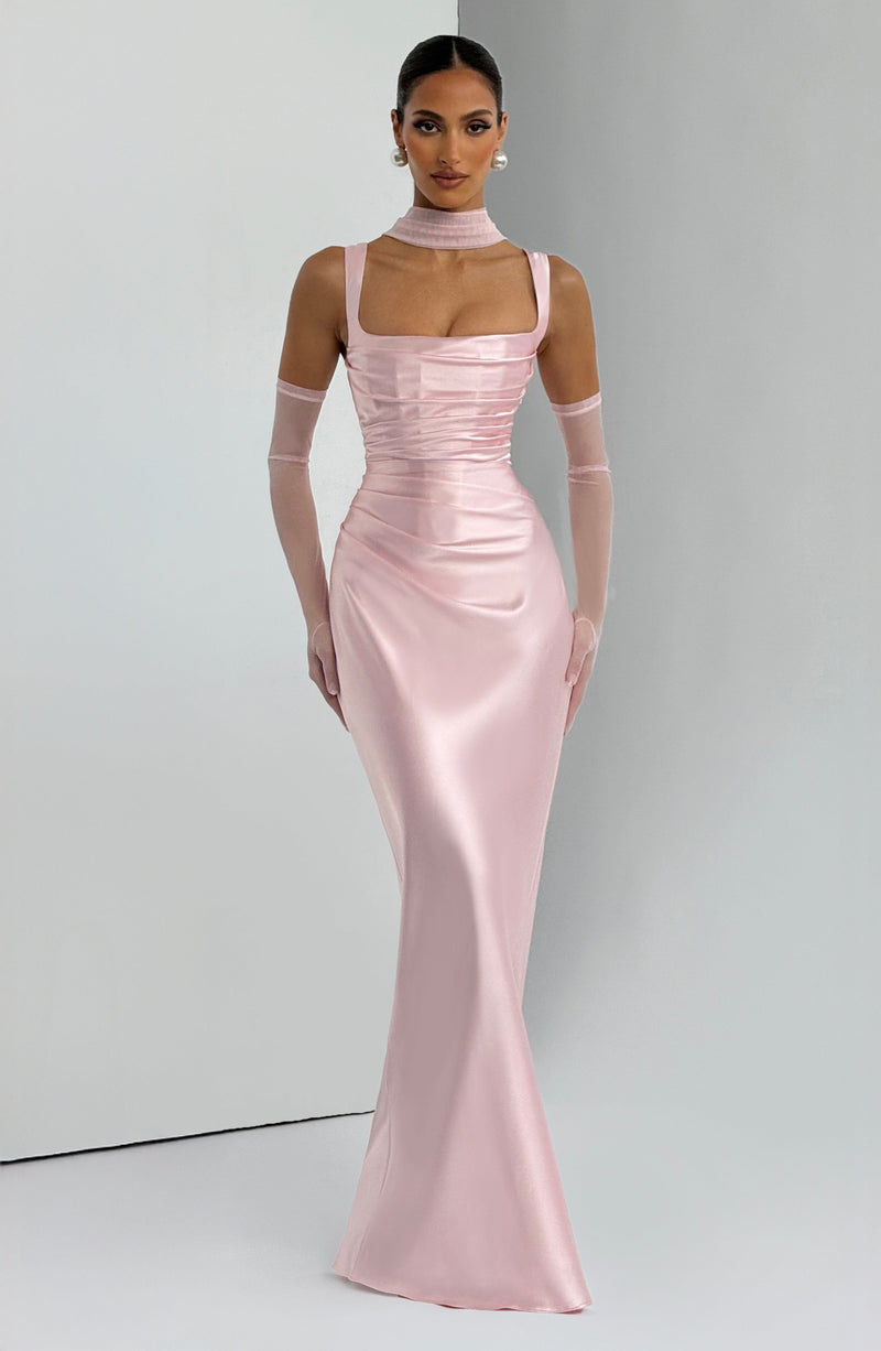 Carlota™ - Vestido Largo de Satén