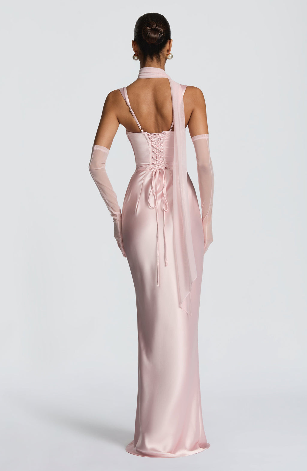 Carlota™ - Vestido Largo de Satén