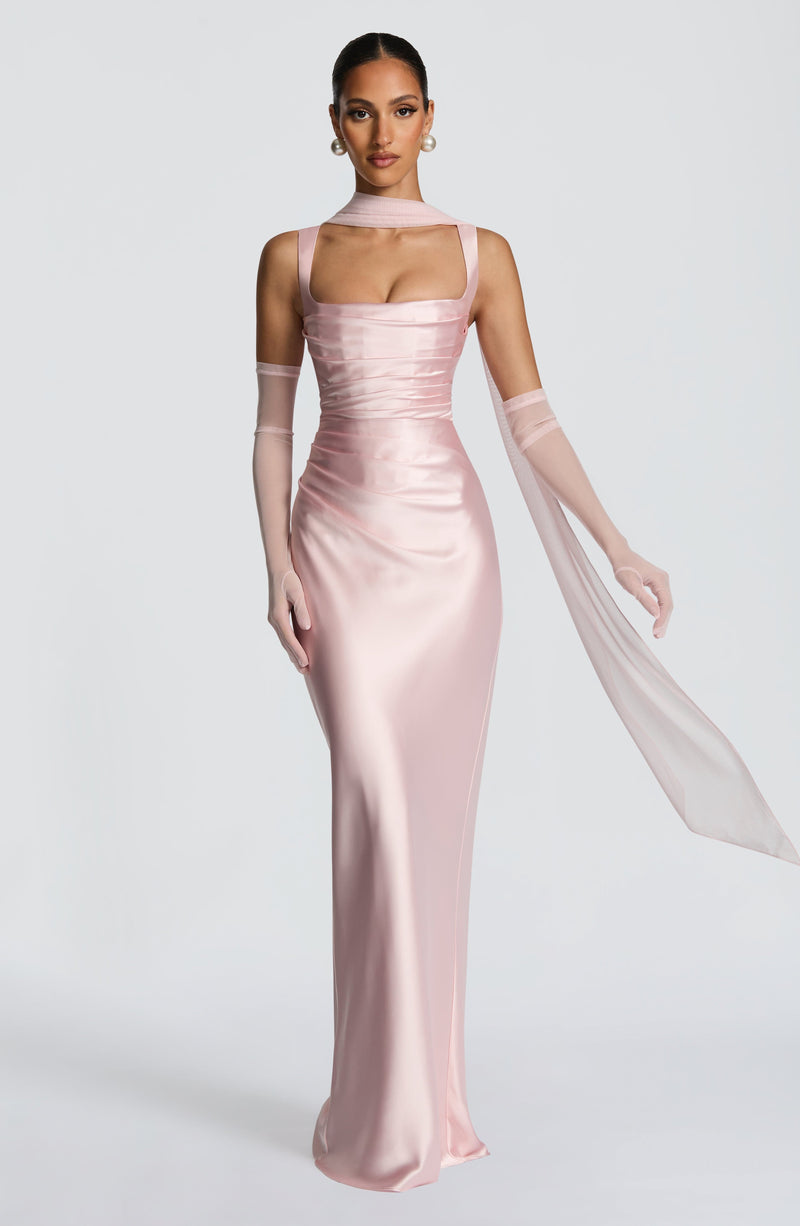 Carlota™ - Vestido Largo de Satén