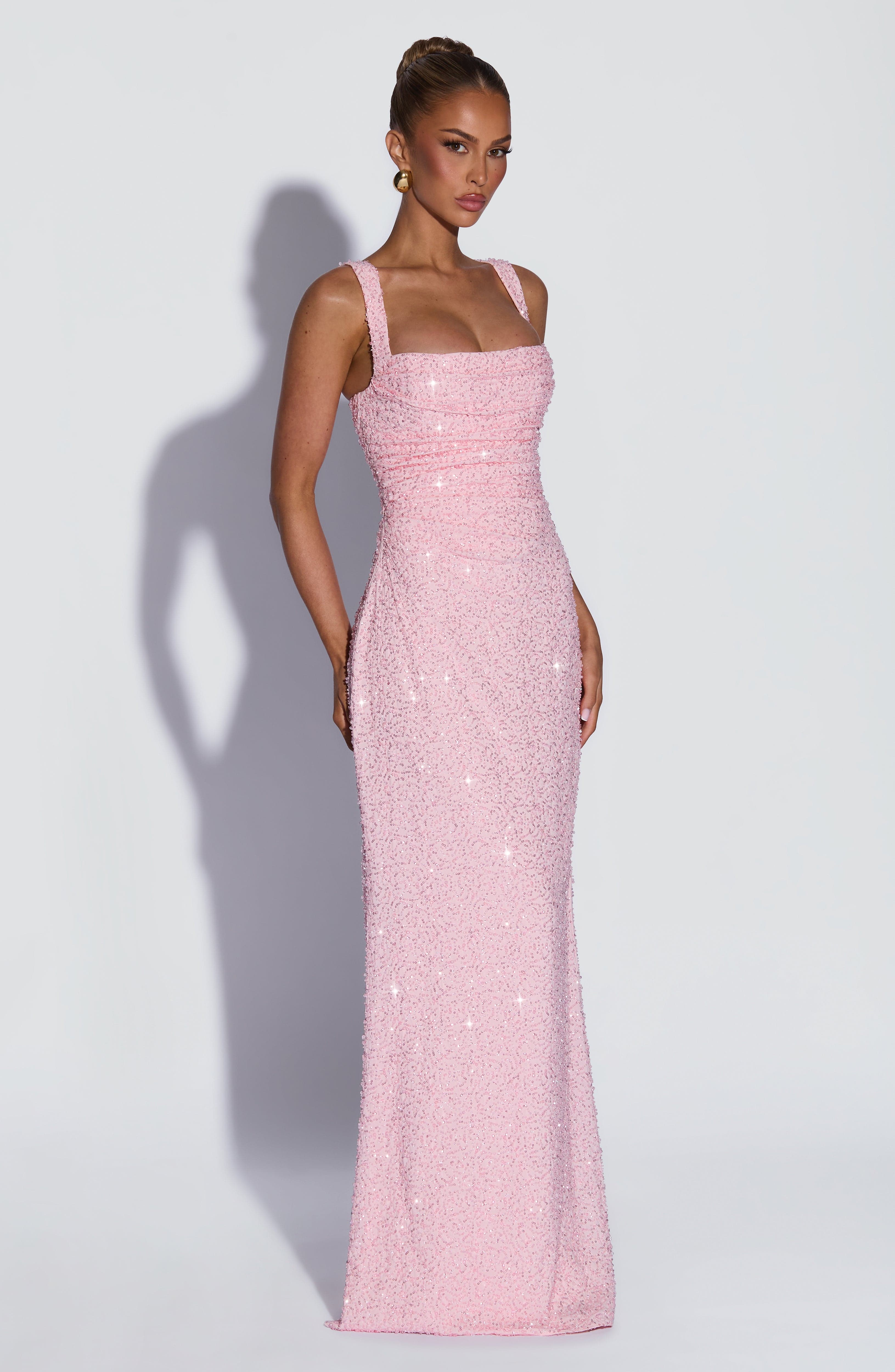 Carlota™ - Vestido Largo Bordado