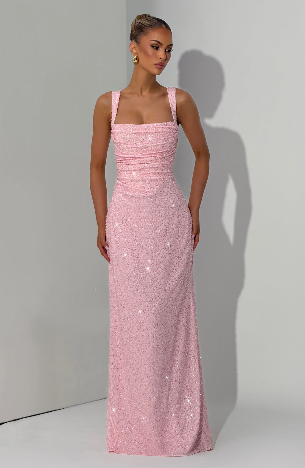 Carlota™ - Vestido Largo Bordado