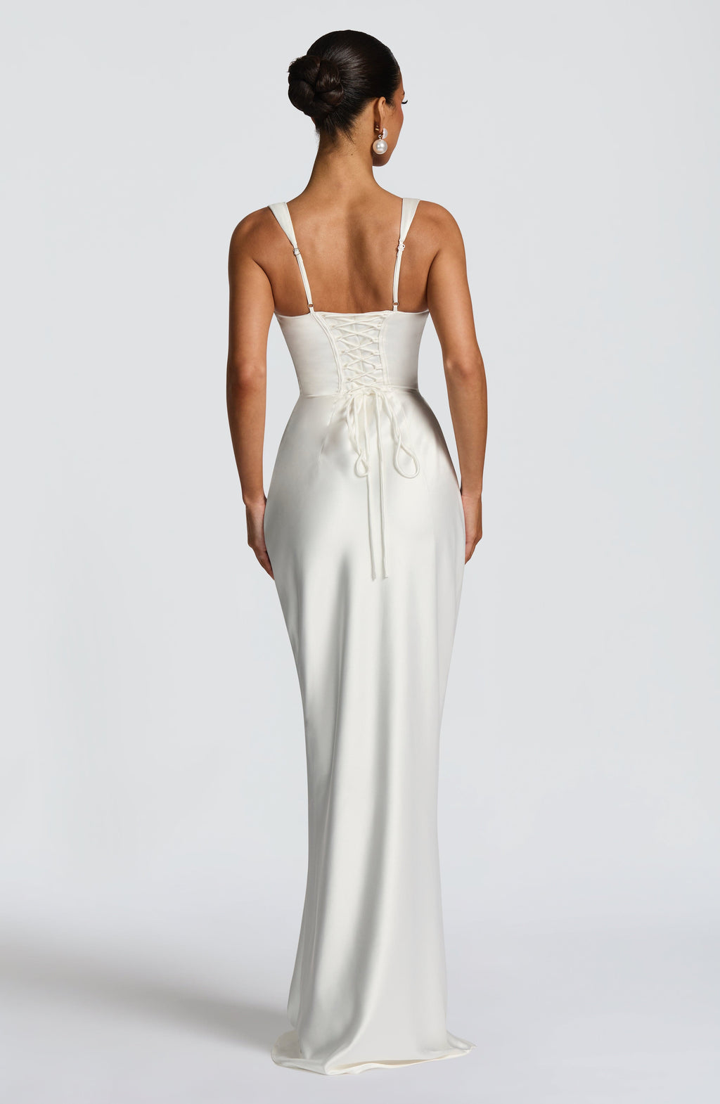Carlota™ - Vestido Largo de Satén
