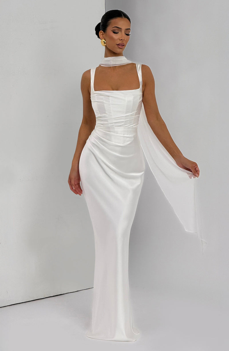 Carlota™ - Vestido Largo de Satén