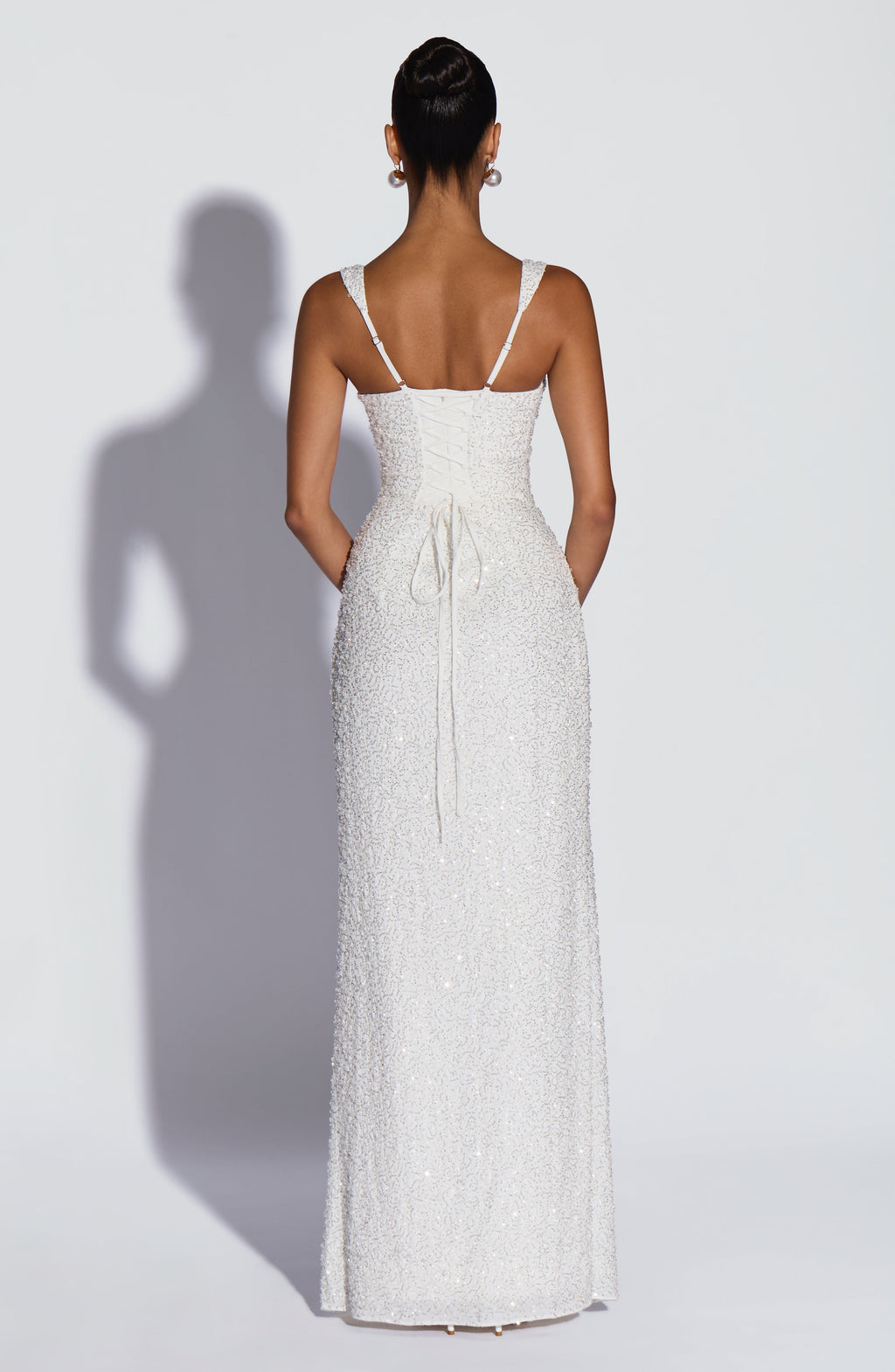 Carlota™ - Vestido Largo Bordado
