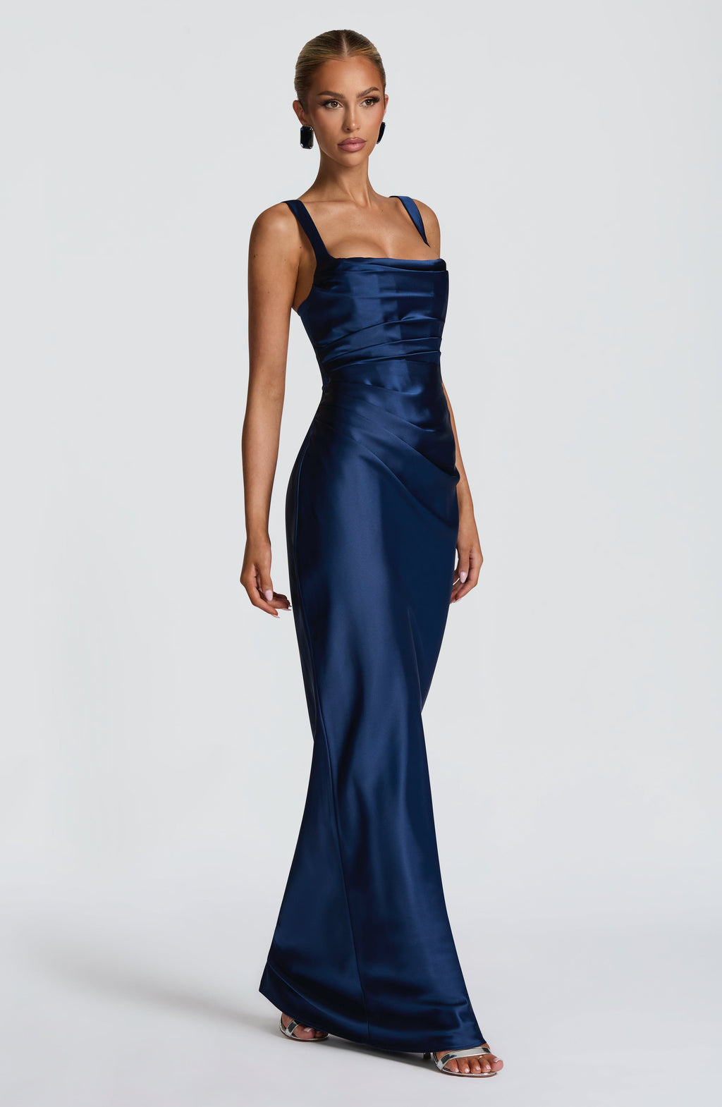 Carlota™ - Vestido Largo de Satén