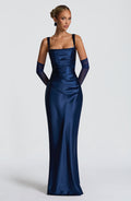 Carlota™ - Vestido Largo de Satén