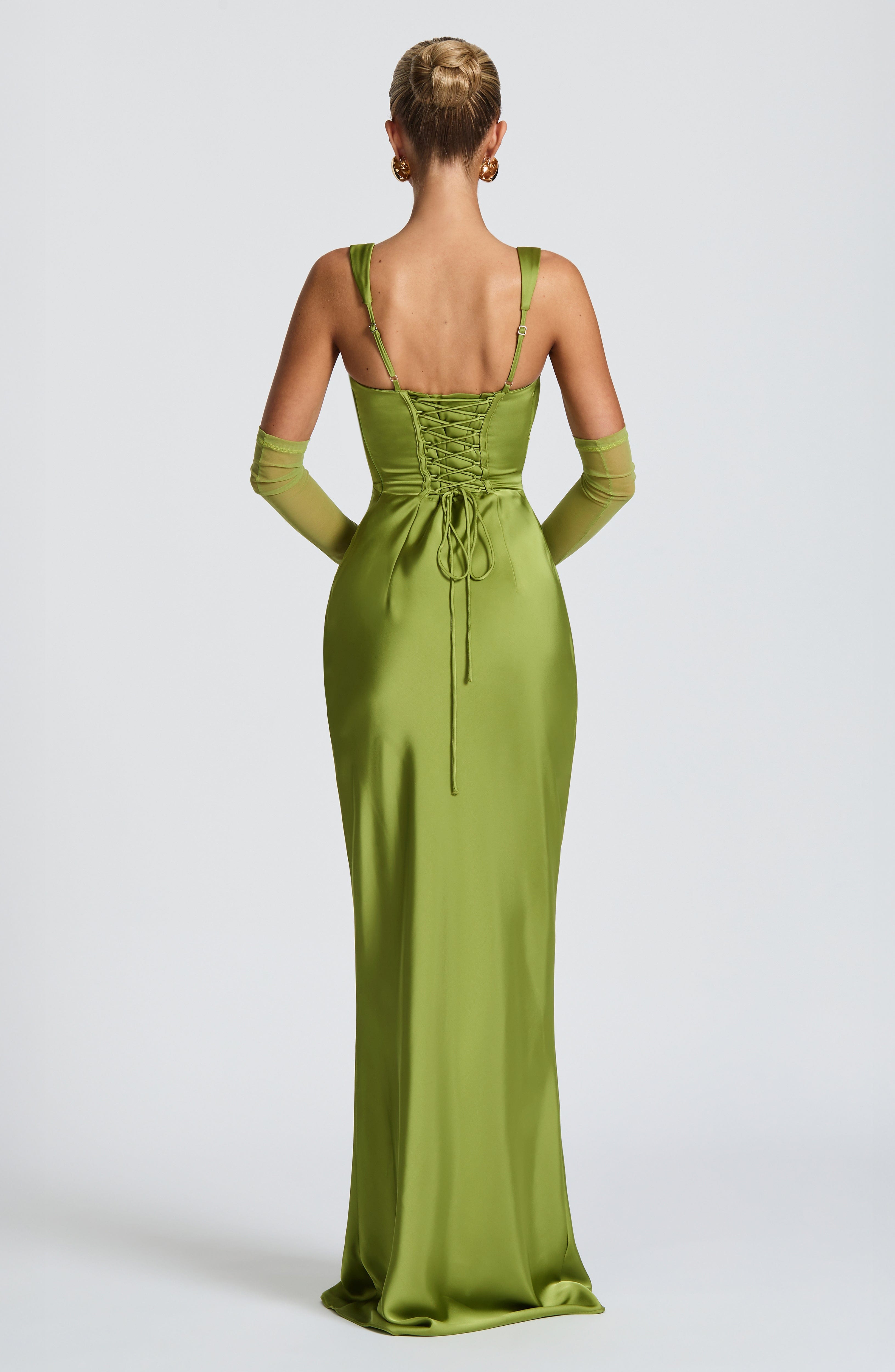 Carlota™ - Vestido Largo de Satén