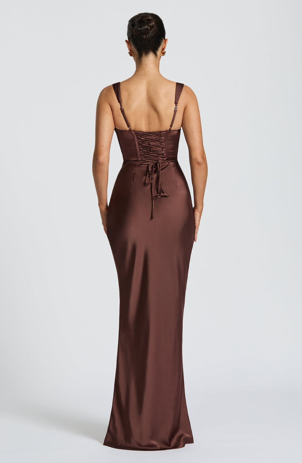 Carlota™ - Vestido Largo de Satén