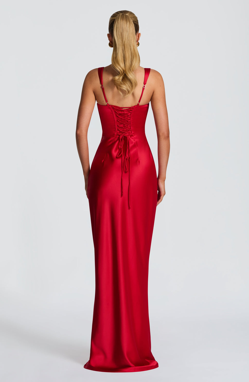 Carlota™ - Vestido Largo de Satén