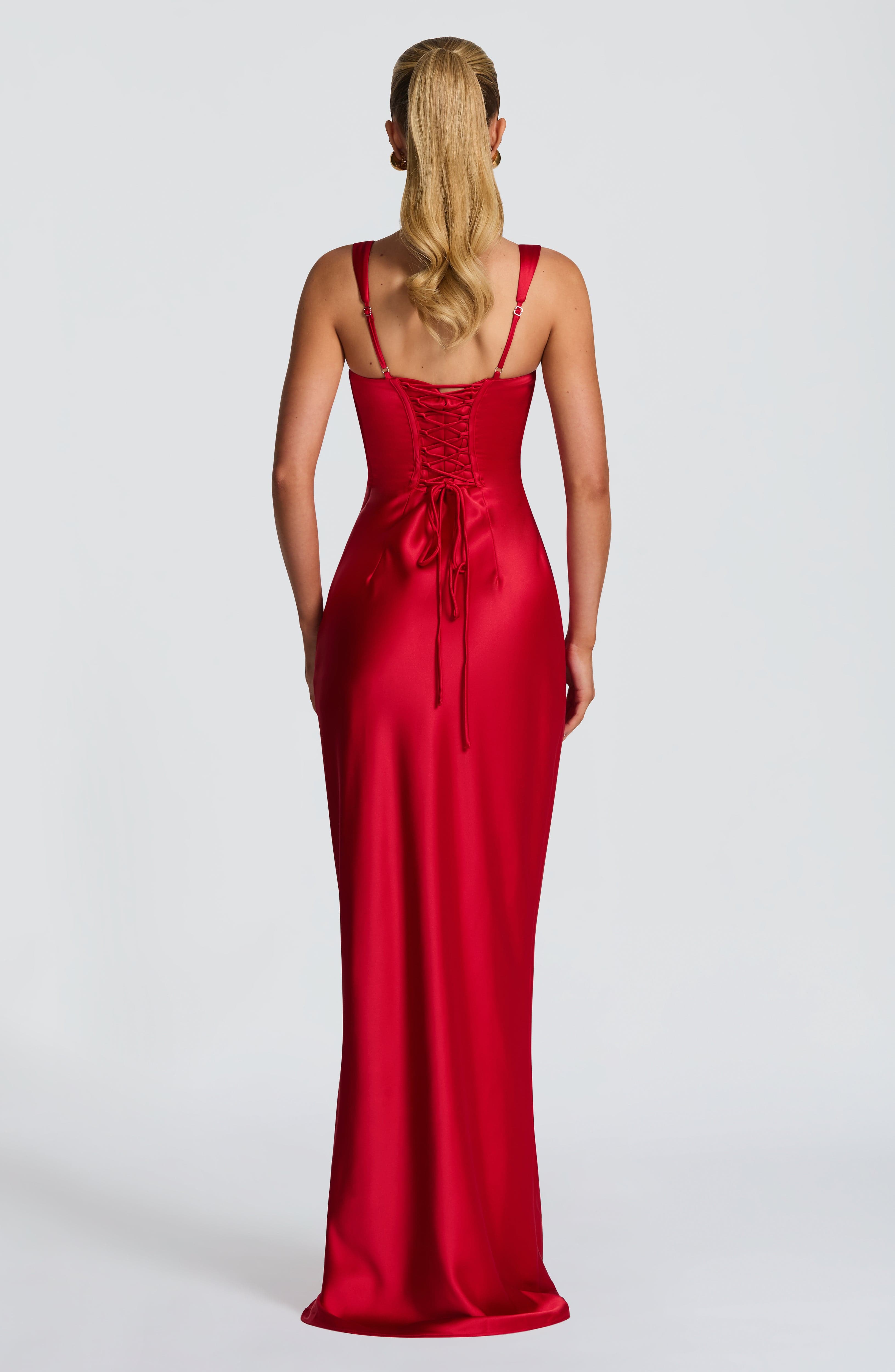 Carlota™ - Vestido Largo de Satén