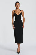 Celia™ - Vestido Midi de Crepé