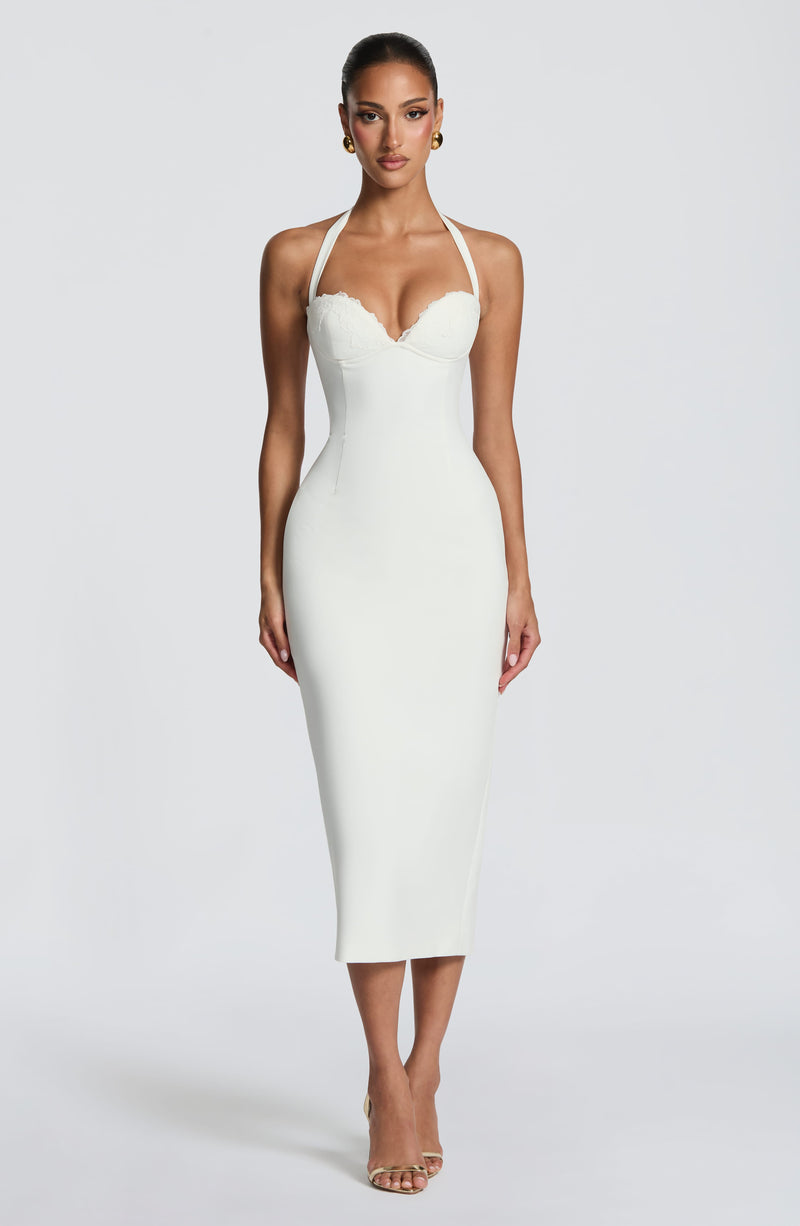 Celia™ - Vestido Midi de Crepé