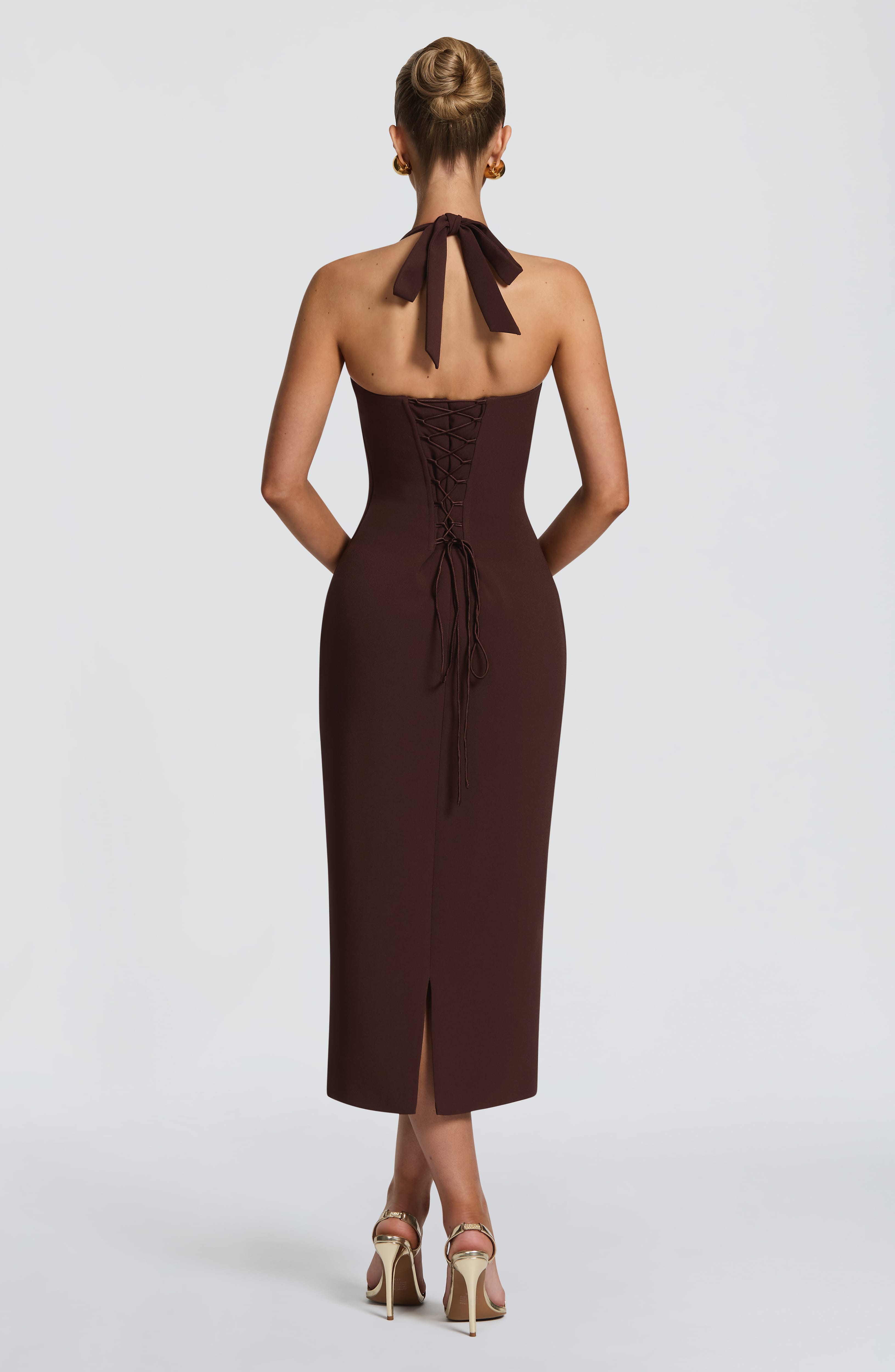 Celia™ - Vestido Midi de Crepé