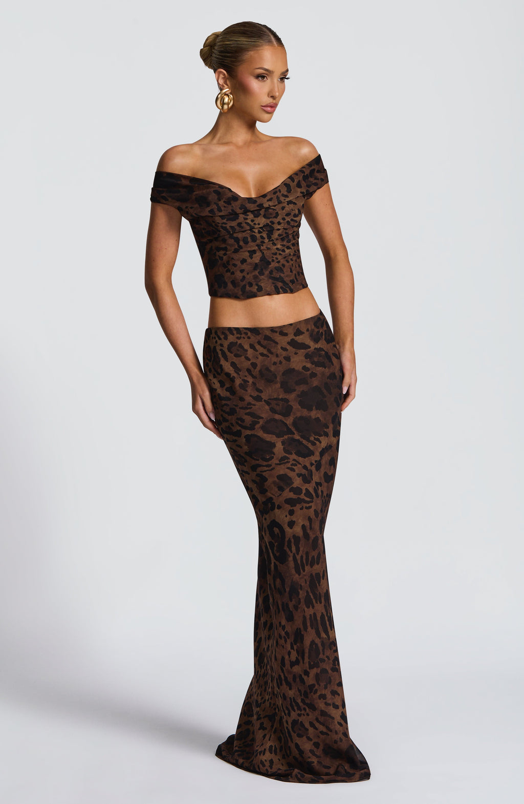 Yera™ - Falda Maxi de Corte al Sesgo