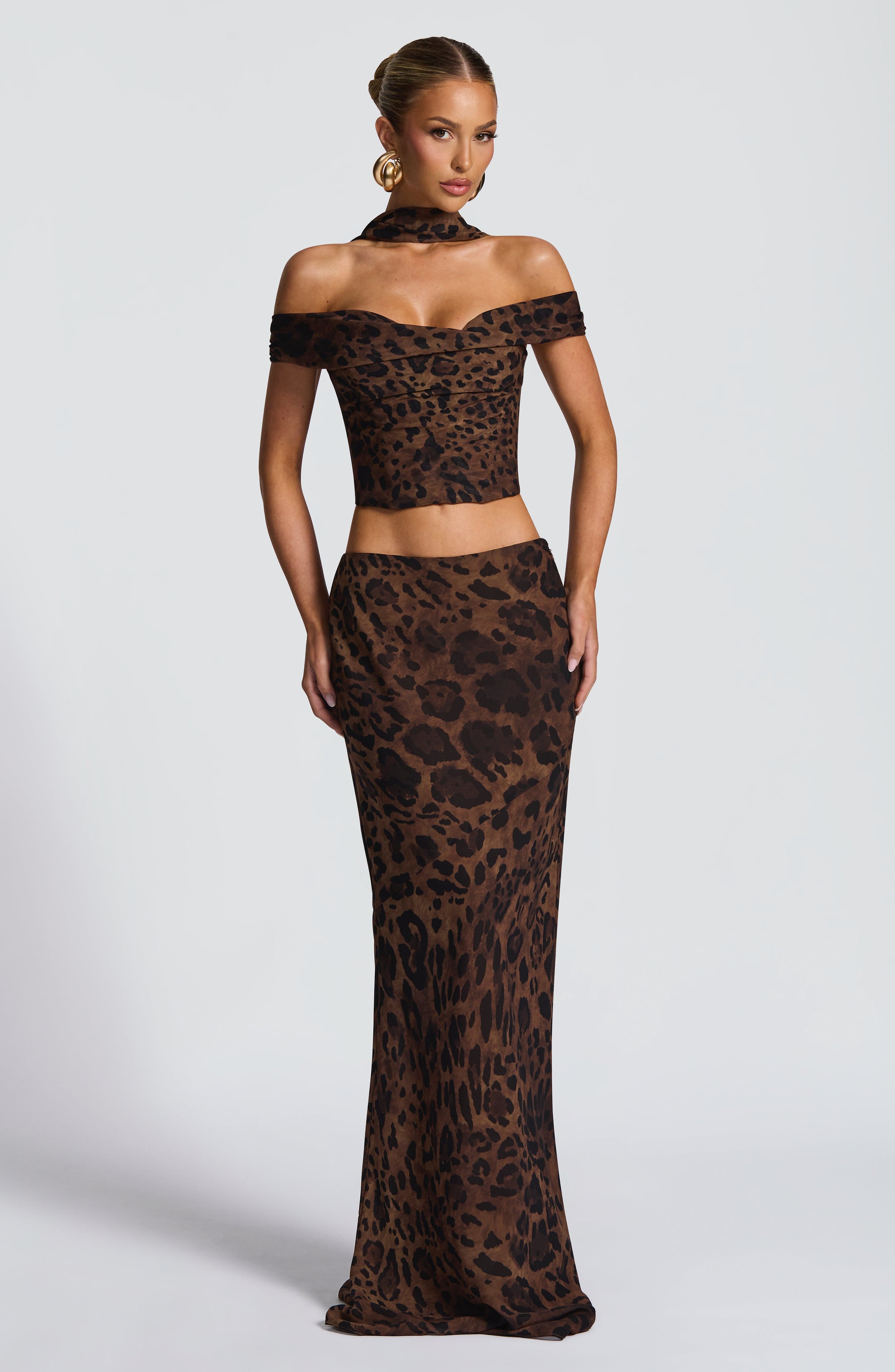 Yera™ - Falda Maxi de Corte al Sesgo