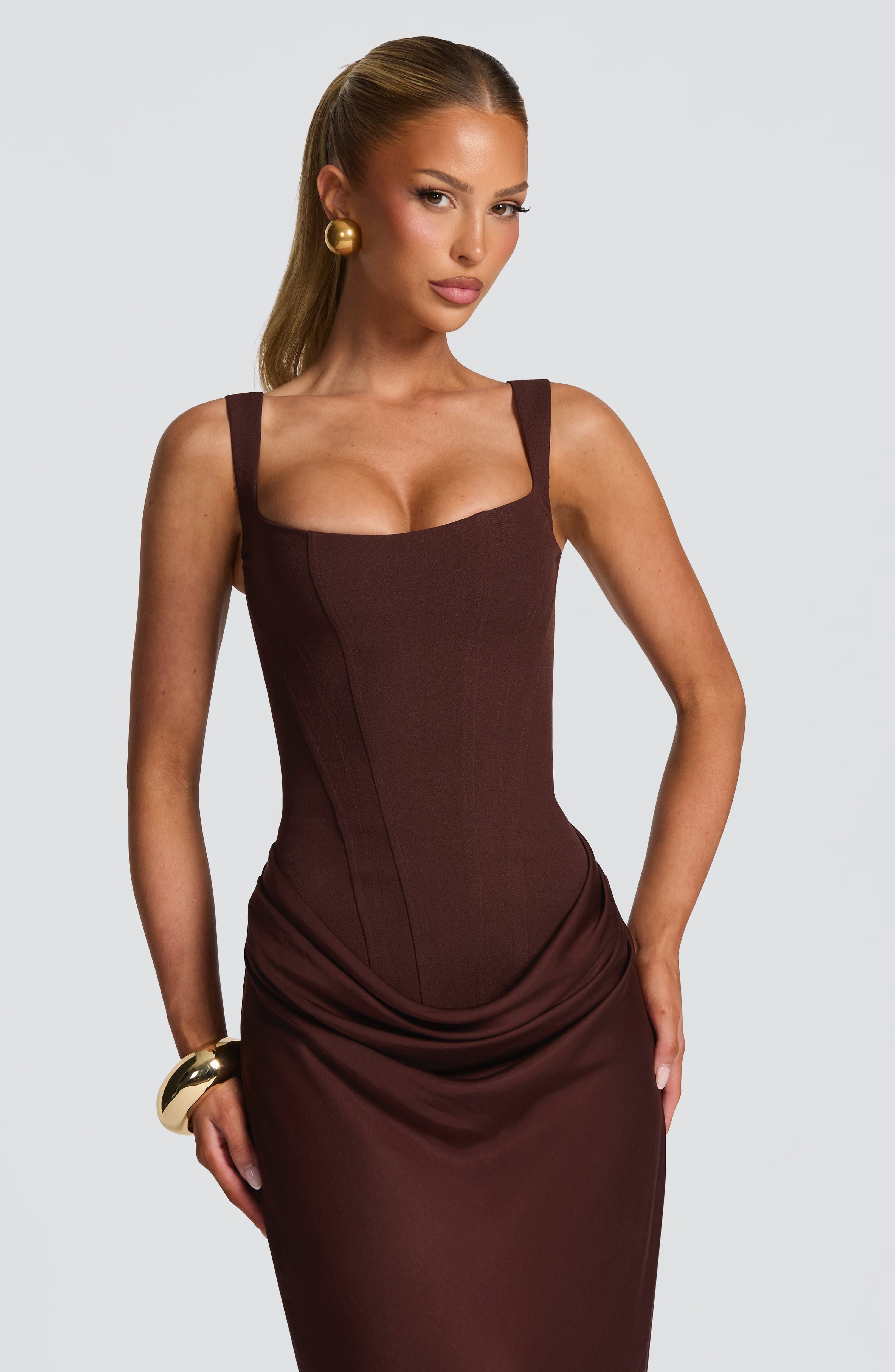 Denisa™ - Vestido Maxi de Sastrería Refinada
