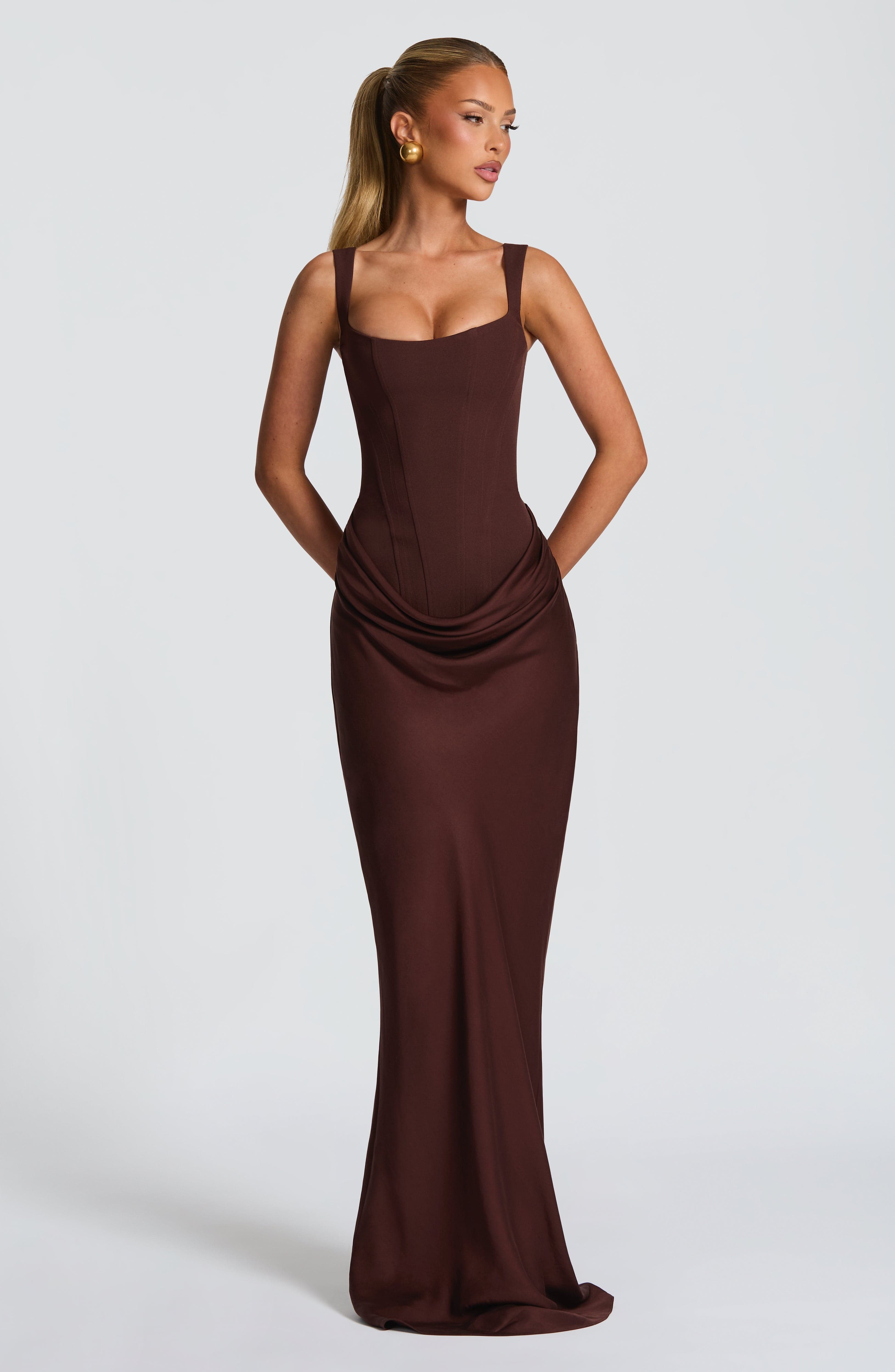 Denisa™ - Vestido Maxi de Sastrería Refinada
