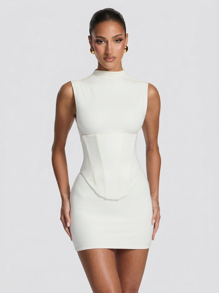 Sonia™ - Abito in avorio Premium