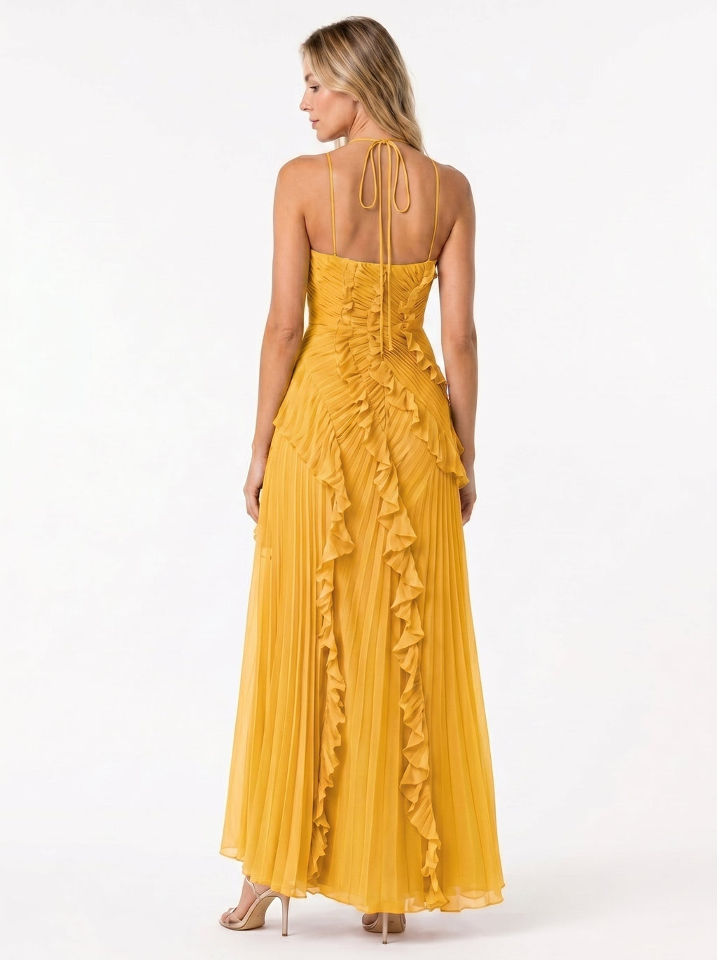 Nai™ - Vestido Halter Plisado