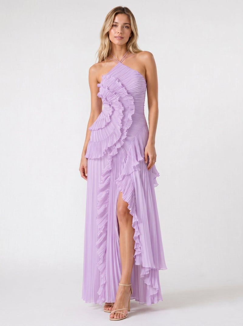 Nai™ - Vestido Halter Plisado