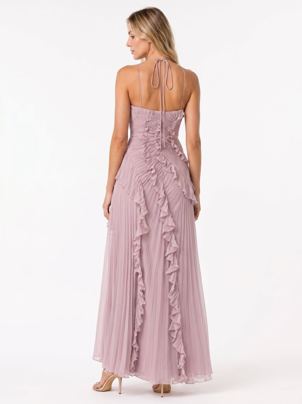 Nai™ - Vestido Halter Plisado