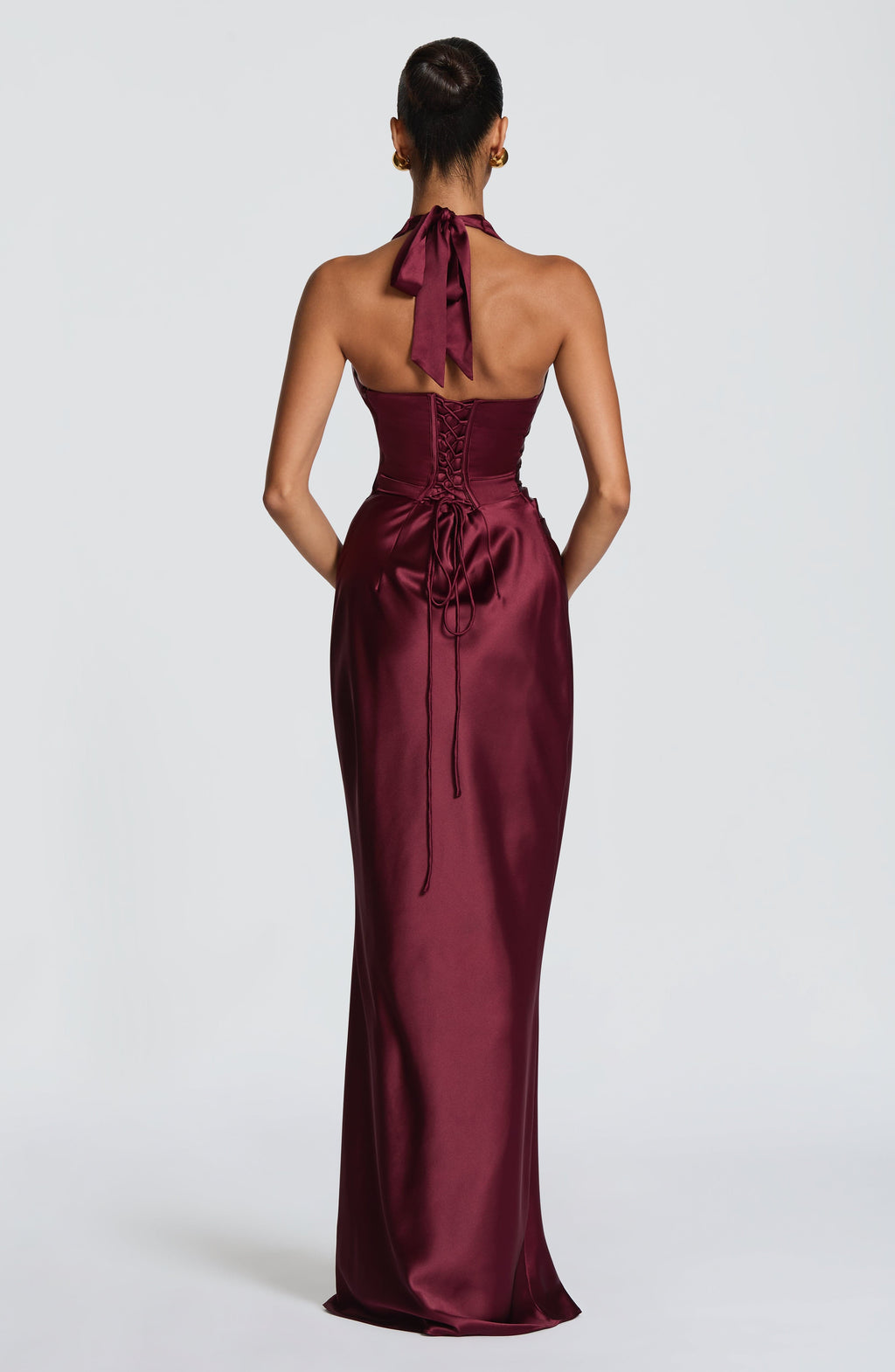 Elena™ - Vestido Largo de Satén
