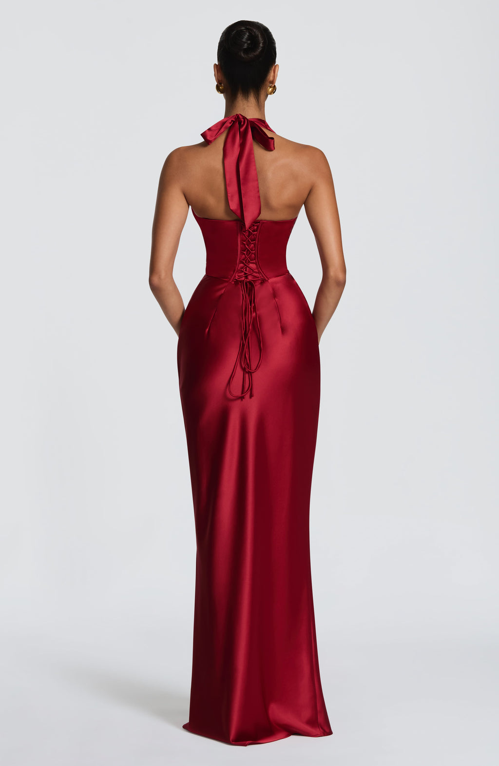 Elena™ - Vestido Largo de Satén