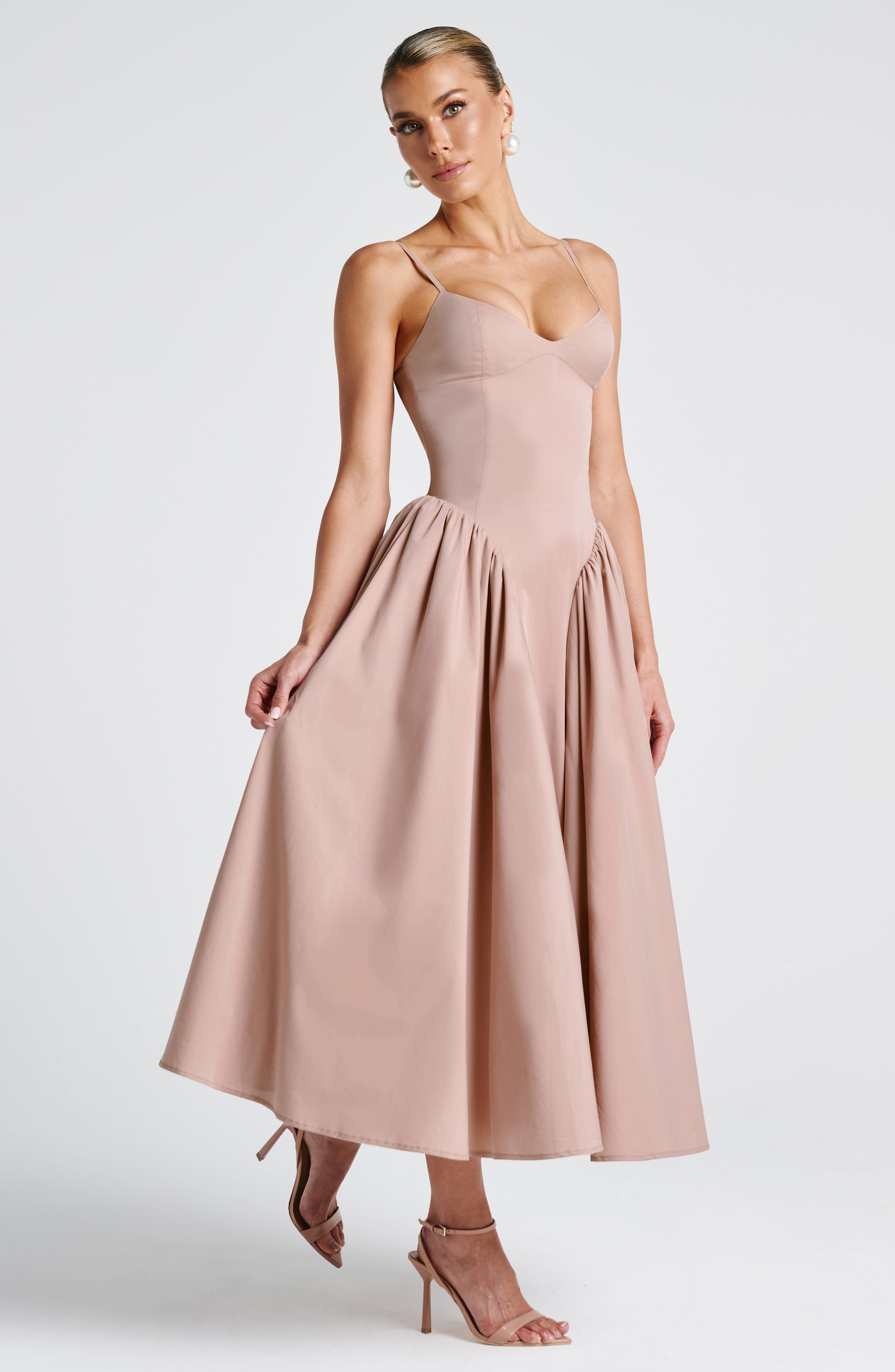 Emma™ - Vestido Midi con Godets